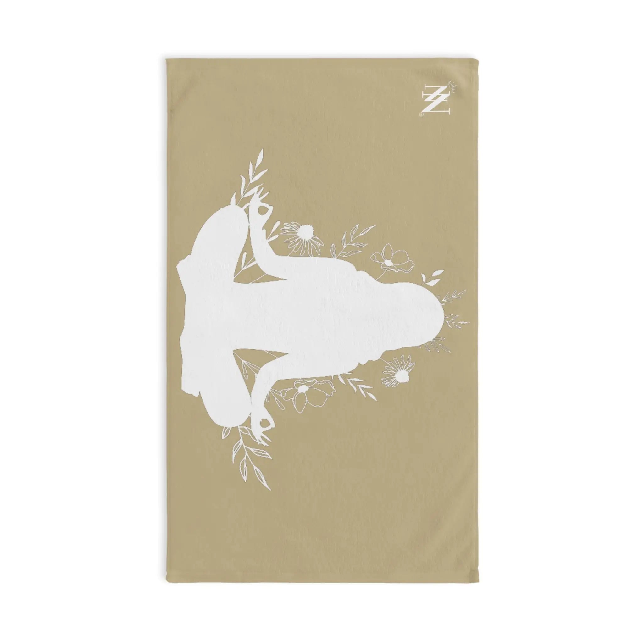 Seated Yoga Meditation Gold Cum Towel