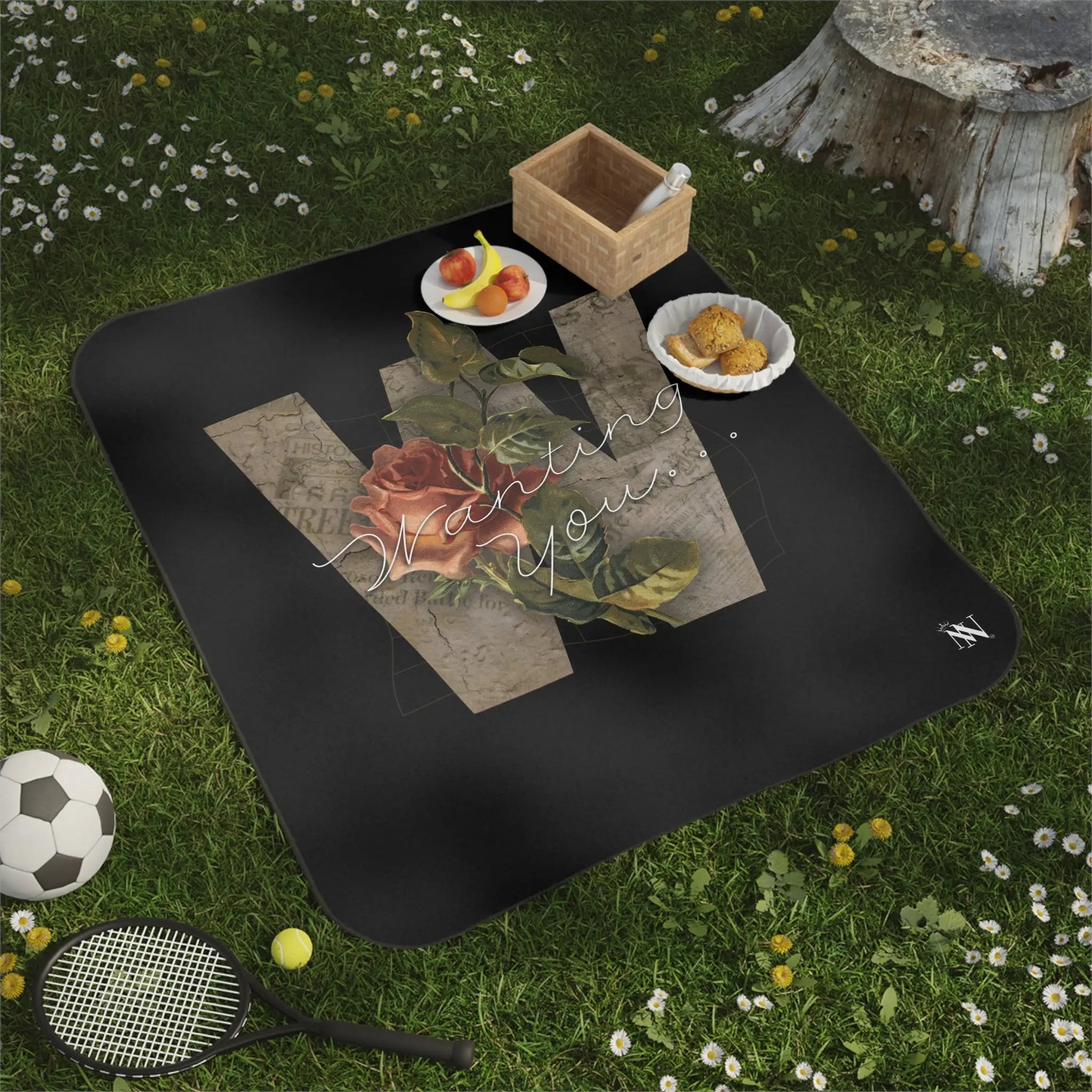Wanting You... Floral | Mix Match Fun-Flirty Lovers’ Water-Resistant Blankets