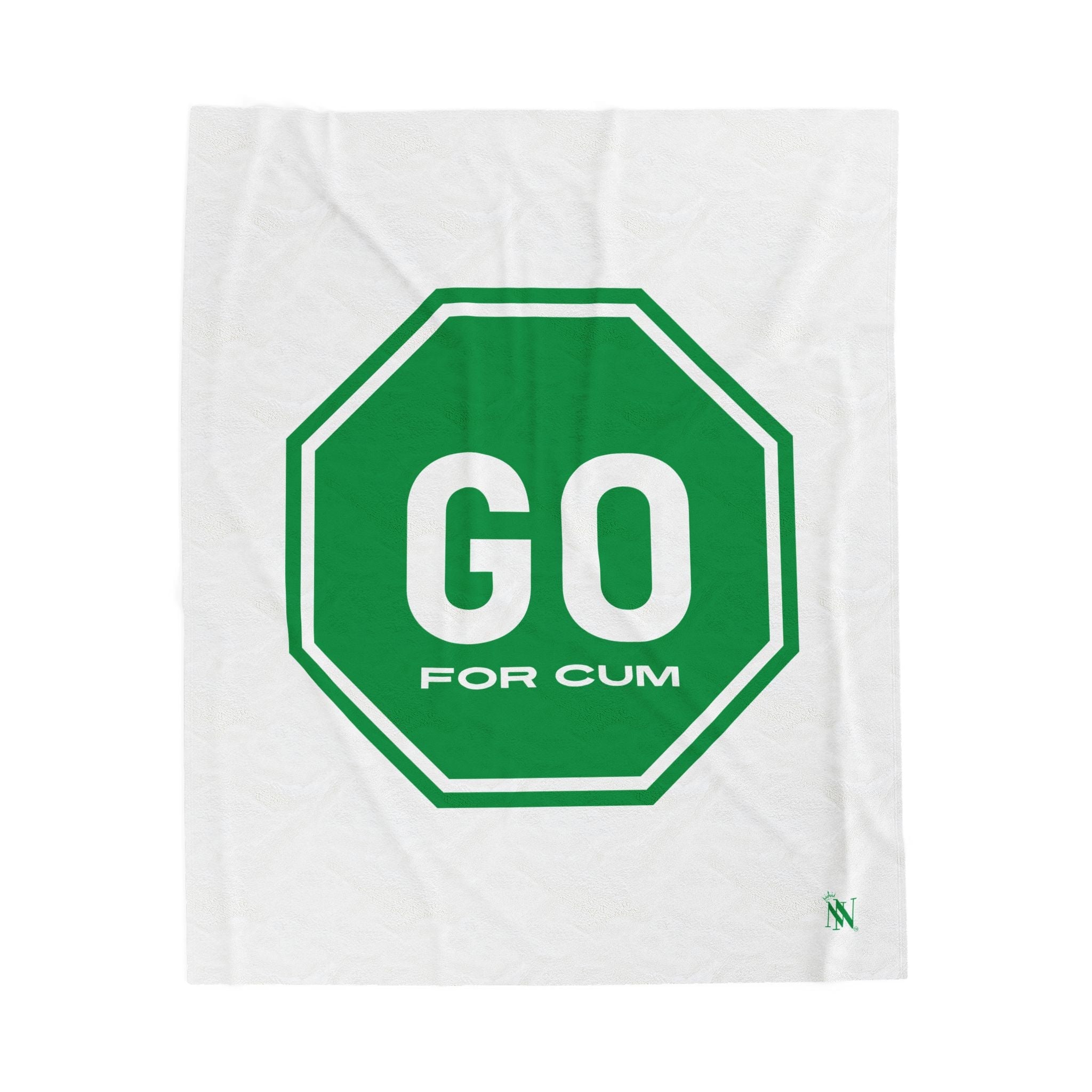 Go For Cum Sign | Mix & Match Fun-Flirty Lovers’ Blankets