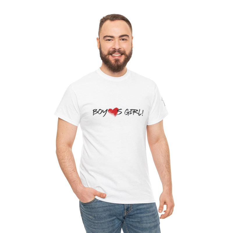 Boy Loves Girl! | Mix & Match Cotton Unisex Fun-Flirty Lovers’ T-Shirts