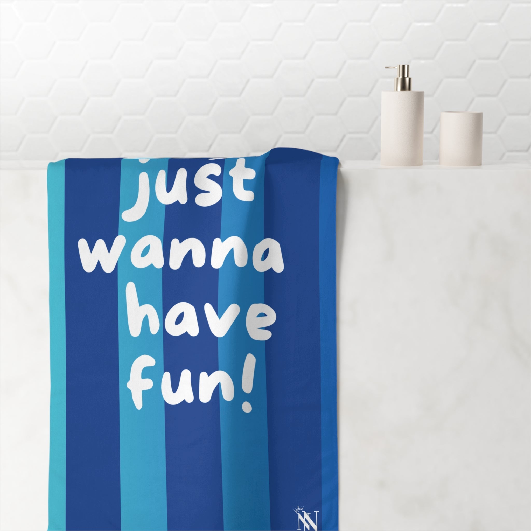 Boys Just Wanna Have Fun! | Mix & Match XL Fun-Flirty Lovers’ Towels