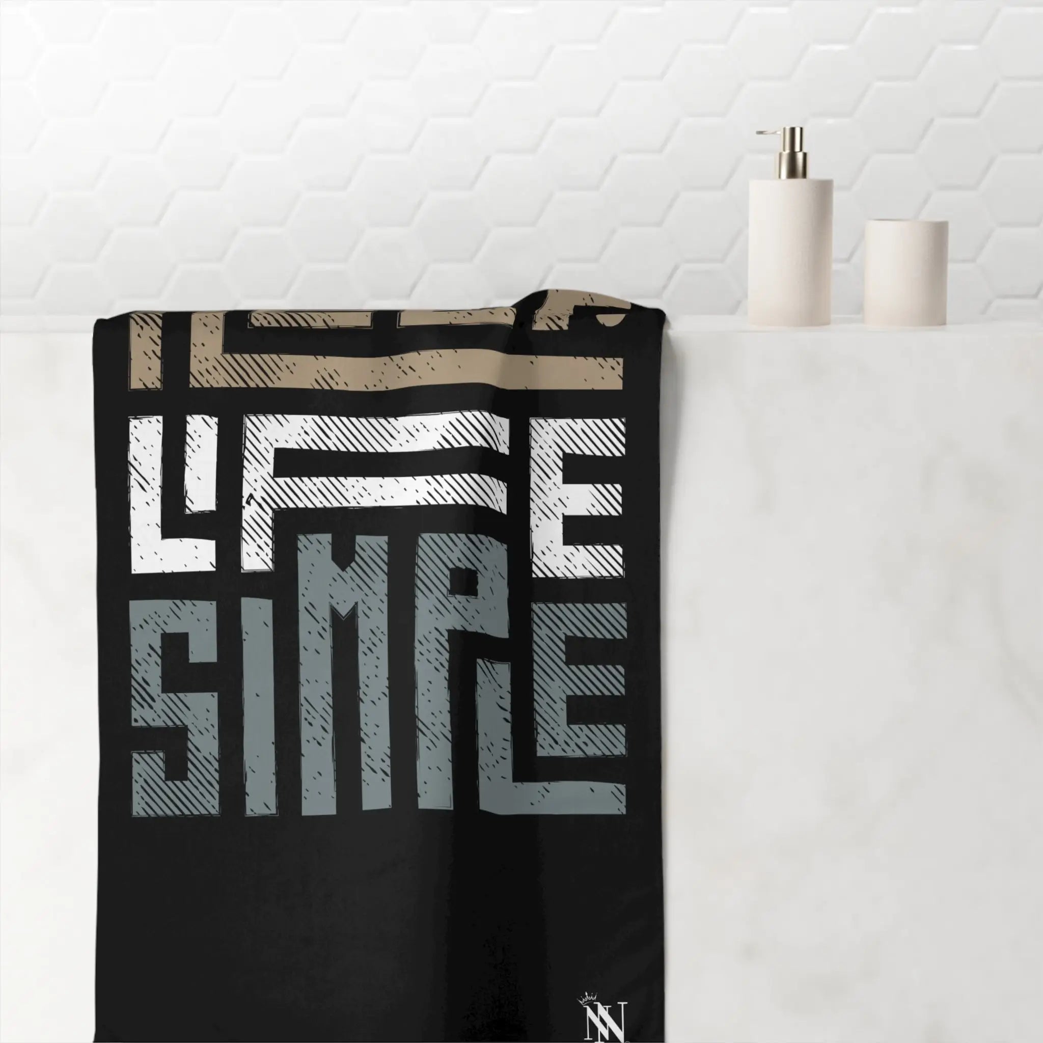Keep Life Simple | Mix & Match XL Fun-Flirty Lovers’ Towels