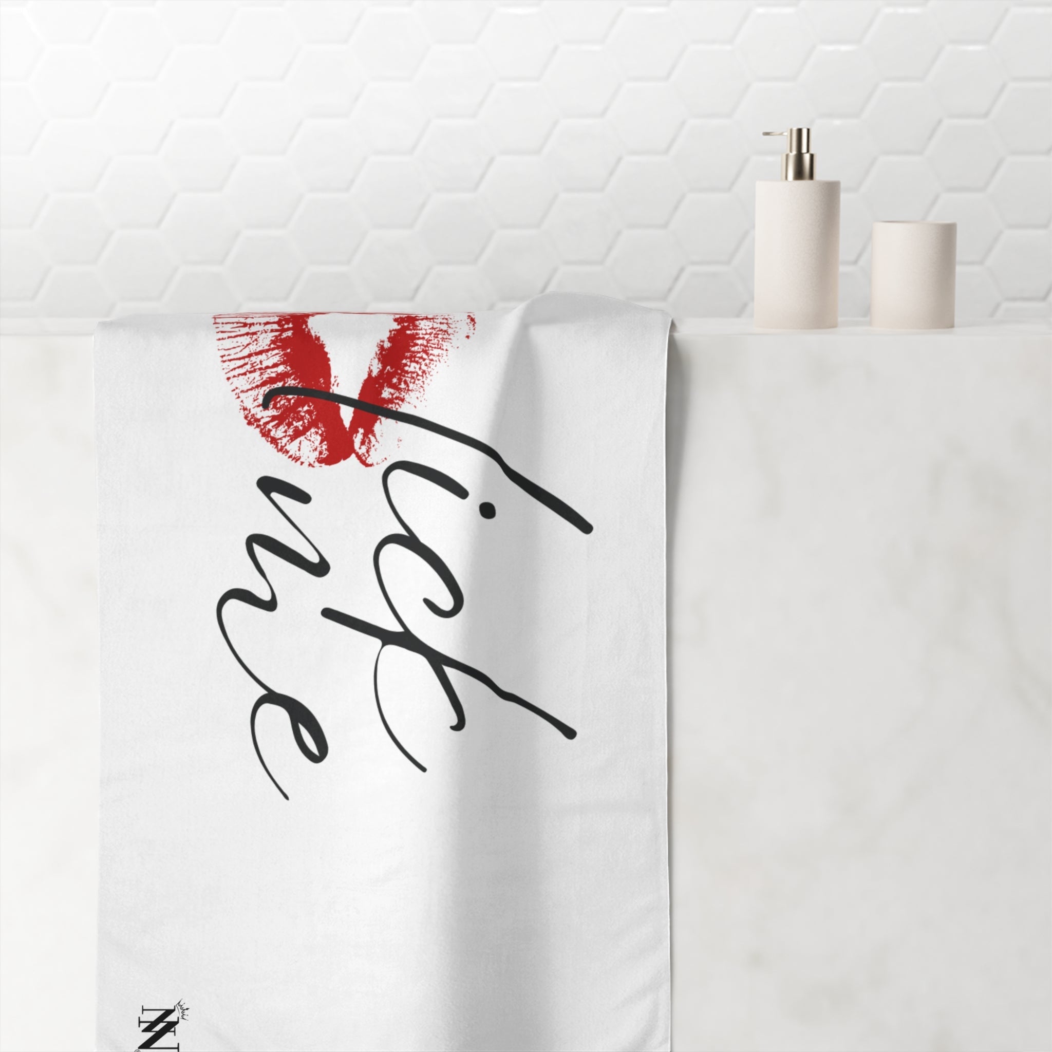 Lick Me with a Kiss Big Ass Rimming Sex Towel