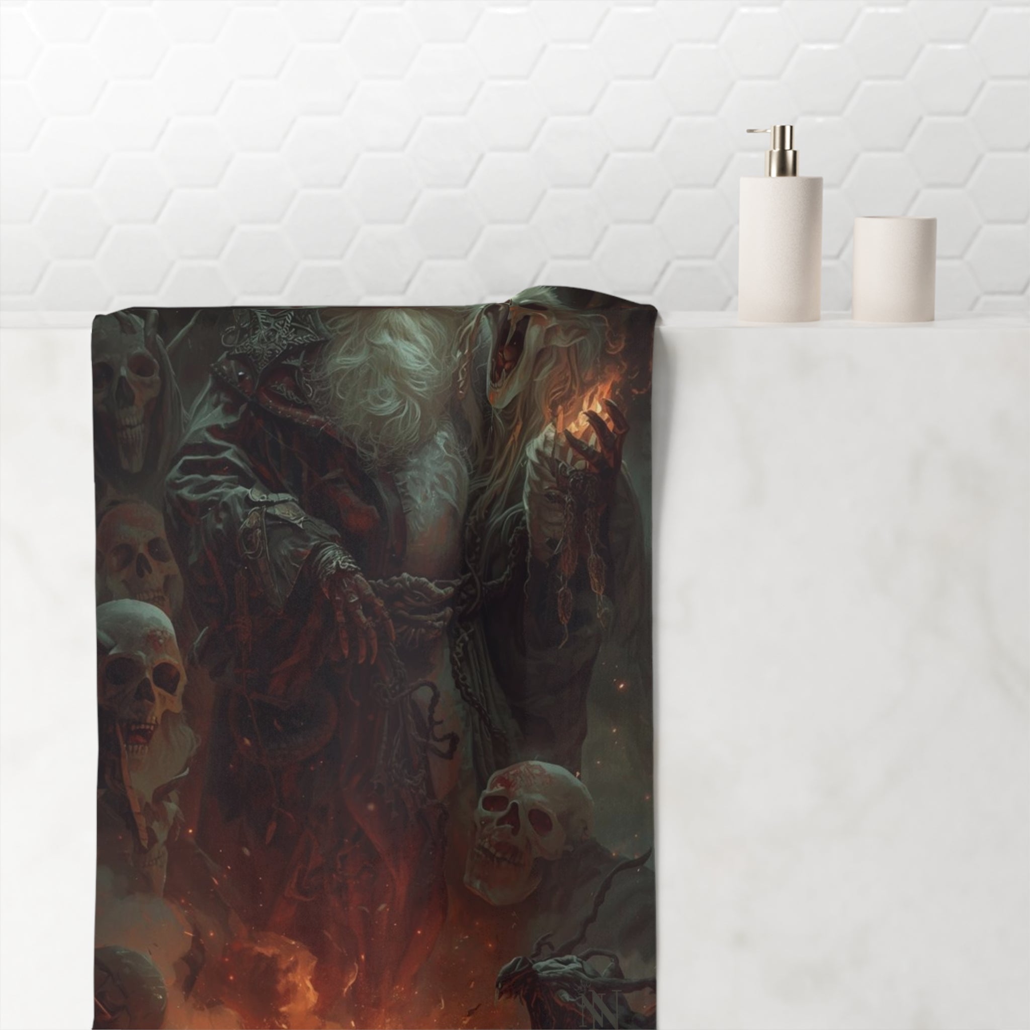 Evil Santa Christmas Fantasy | Mix & Match XL Fun-Flirty Lovers’ Towels