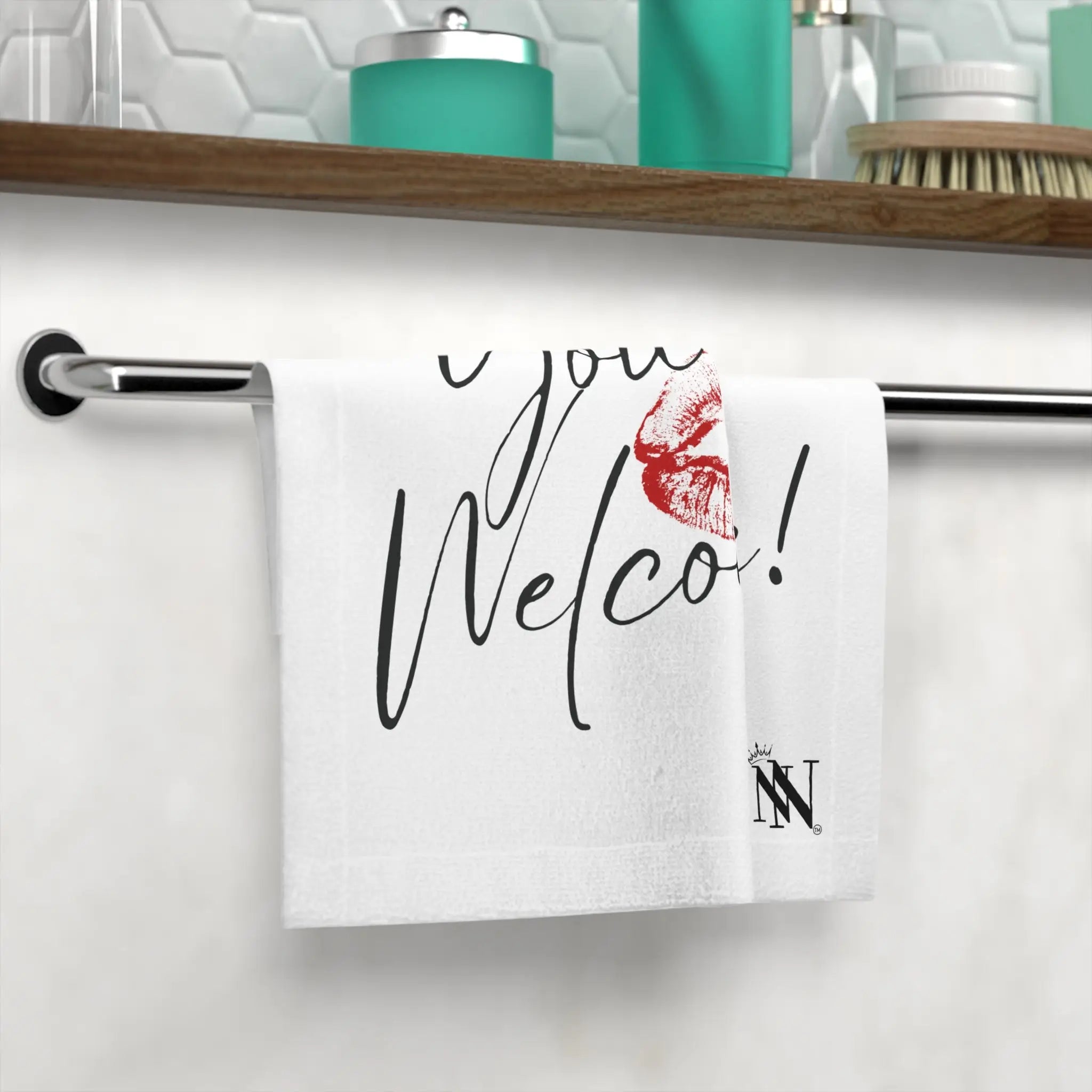 You’re Welcome! with a Kiss Women’s Cum Rag