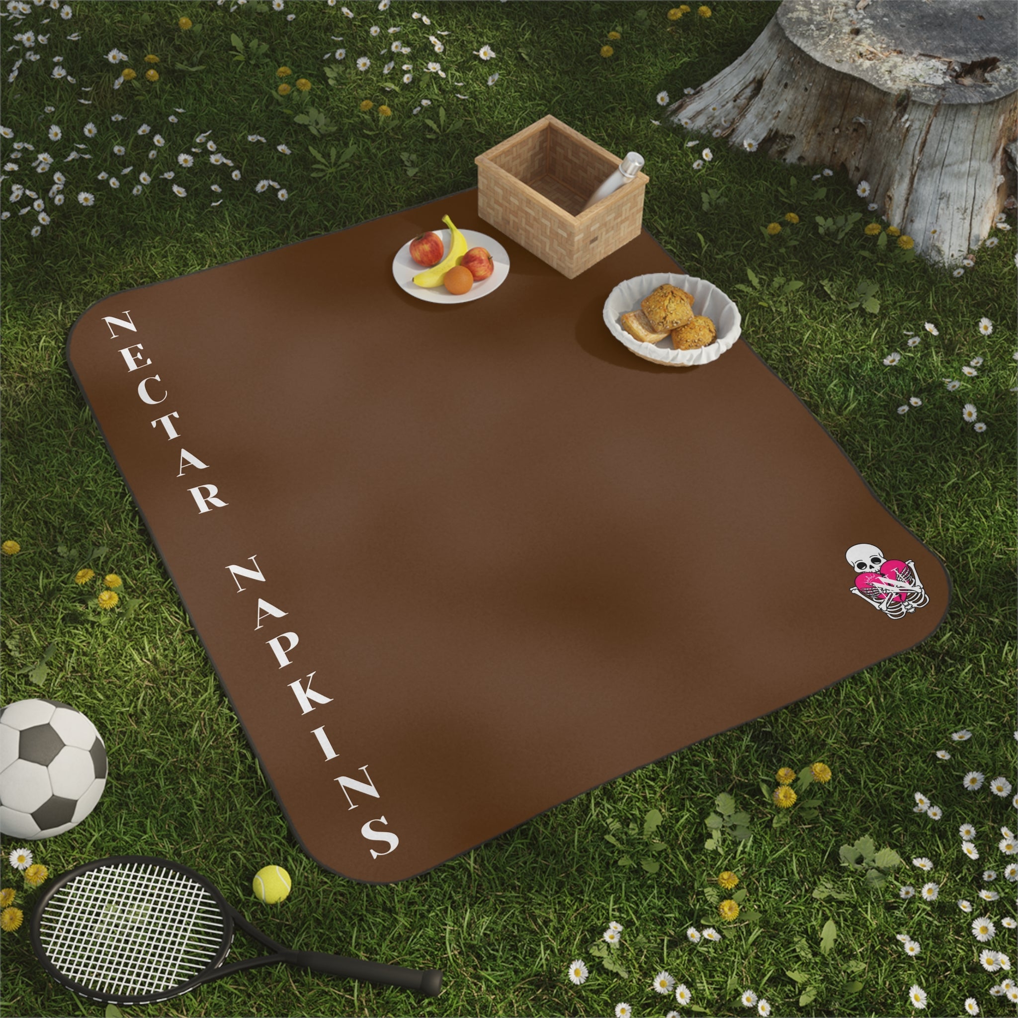 Nectar Napkins Brand Brown Water-Resistant Sex Blanket