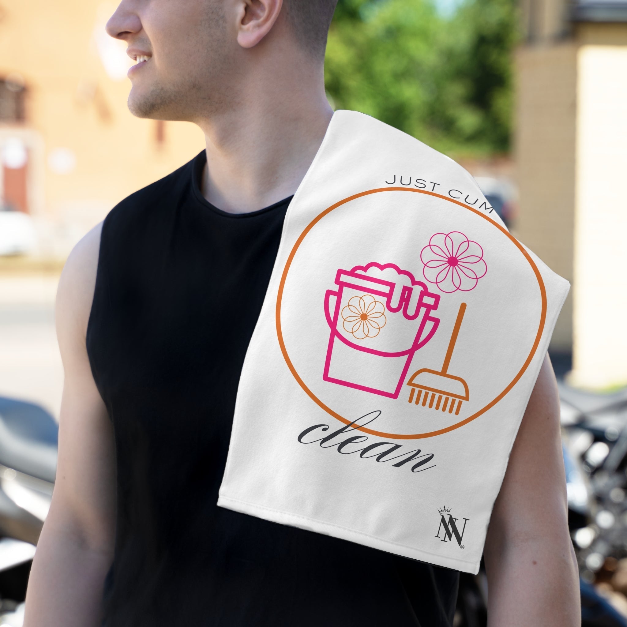 Just Cum Clean! | Mix & Match Soft Fun-Flirty Lovers’ Towels