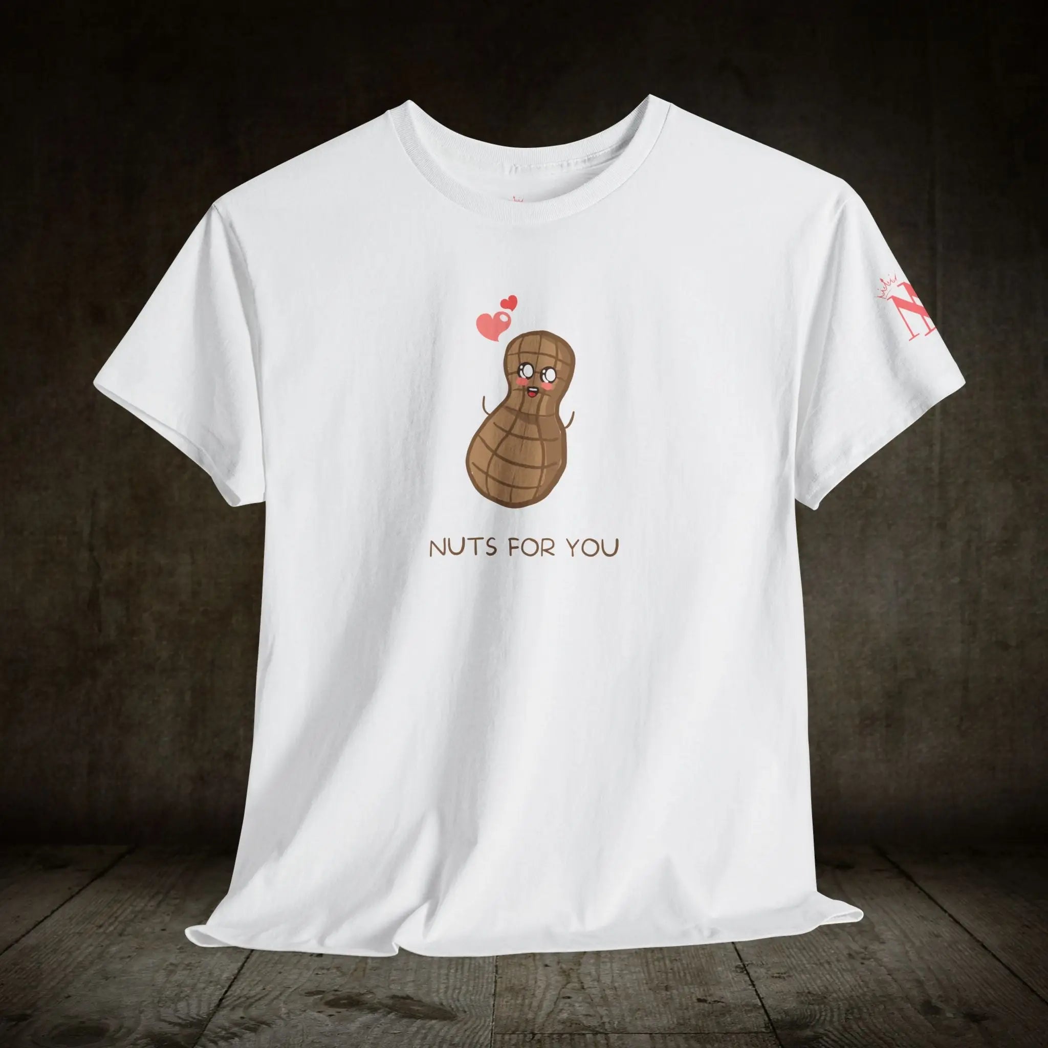 Nuts for You | Mix & Match Cotton Unisex Fun-Flirty Lovers’ T-Shirts