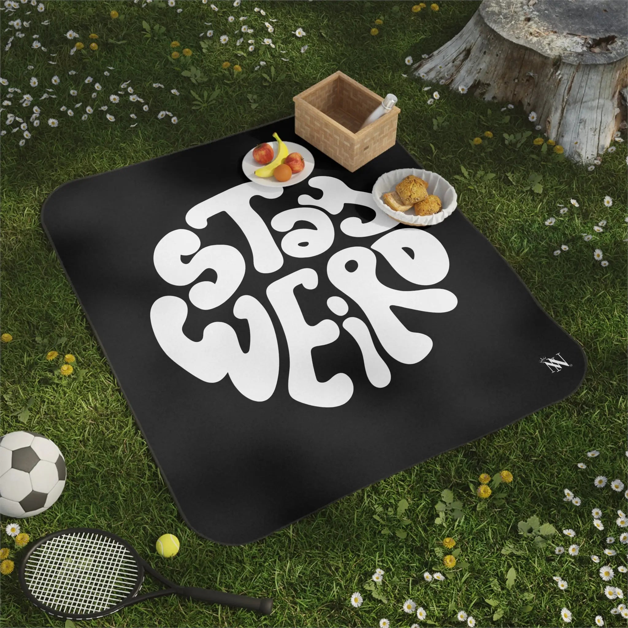 Stay Weird | Mix Match Fun-Flirty Lovers’ Water-Resistant Blankets