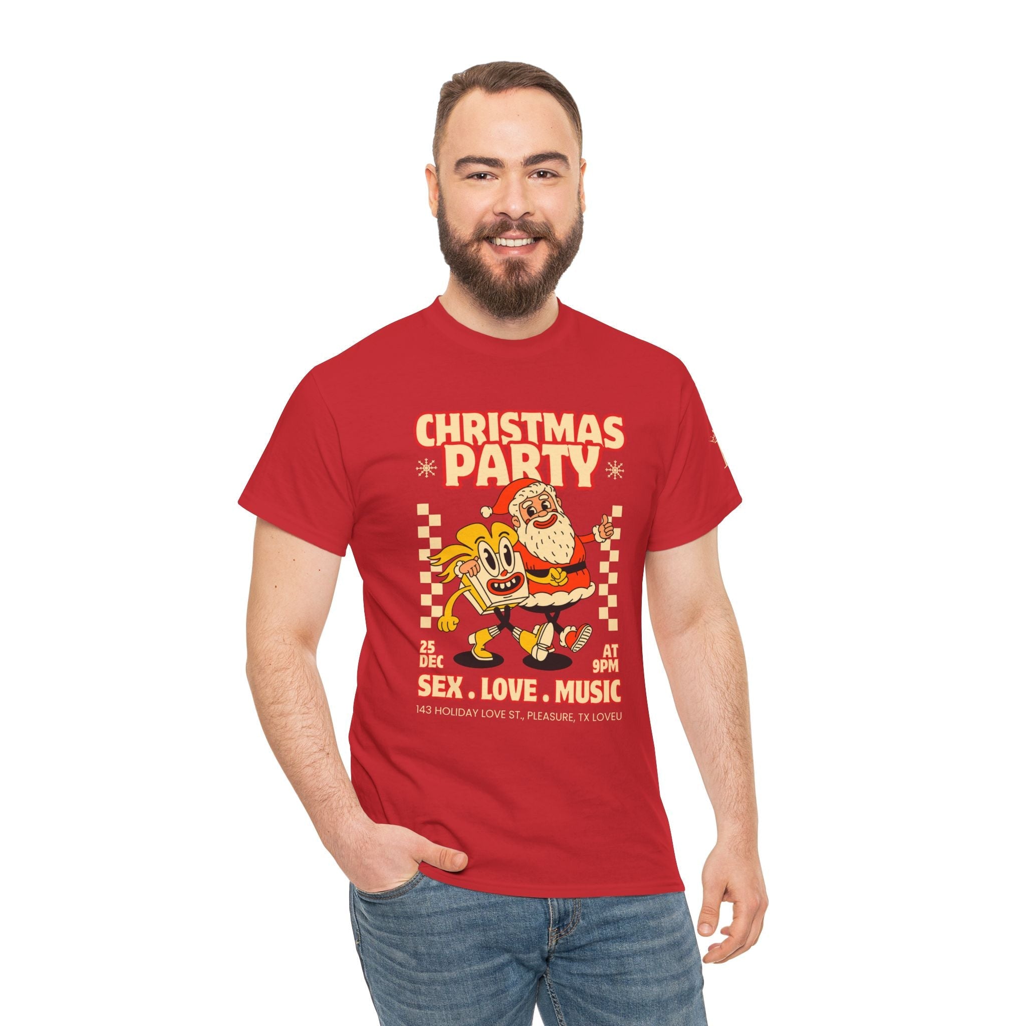 Christmas Party | Mix & Match Cotton Unisex Fun-Flirty Lovers’ T-Shirts