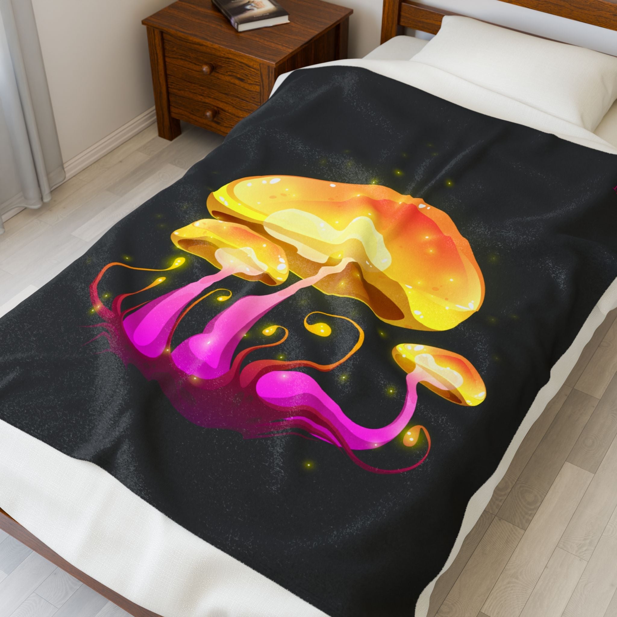 Wild Shrooms | Mix & Match Velveteen Fun-Flirty Lovers’ Blankets