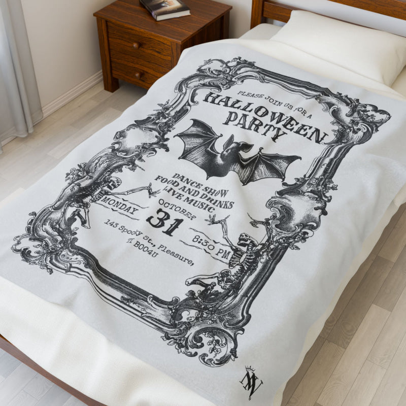 Join Us Halloween Party | Mix & Match Soft Fun-Flirty Lovers’ Blankets