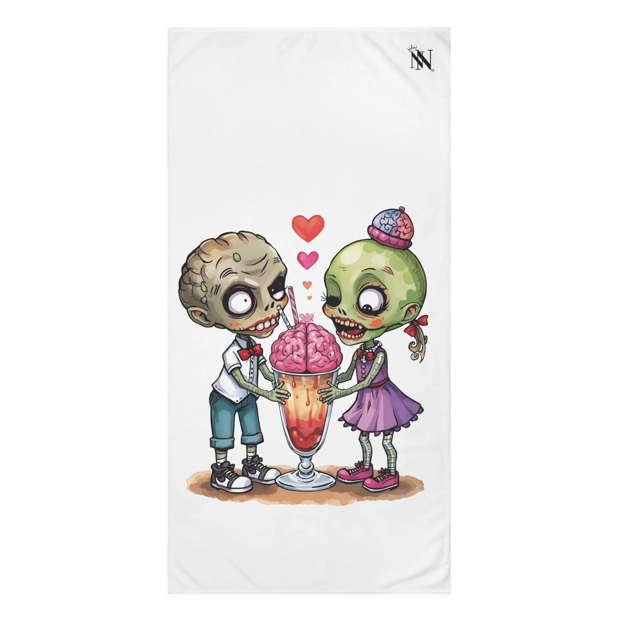 Zombies Share the Love | Mix & Match XL Fun-Flirty Lovers’ Towels