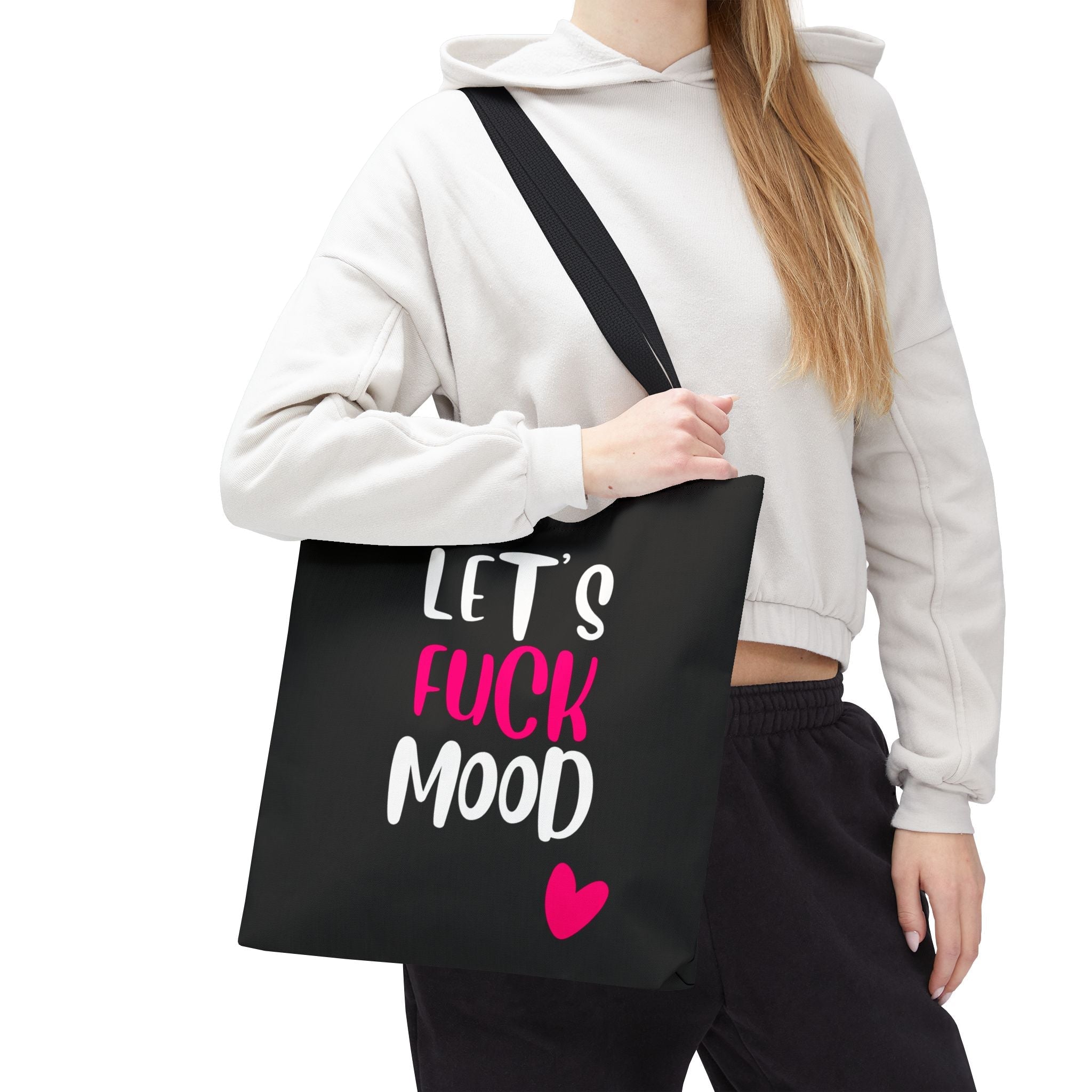 Letās Fuck Mood Hearts Tote Bag