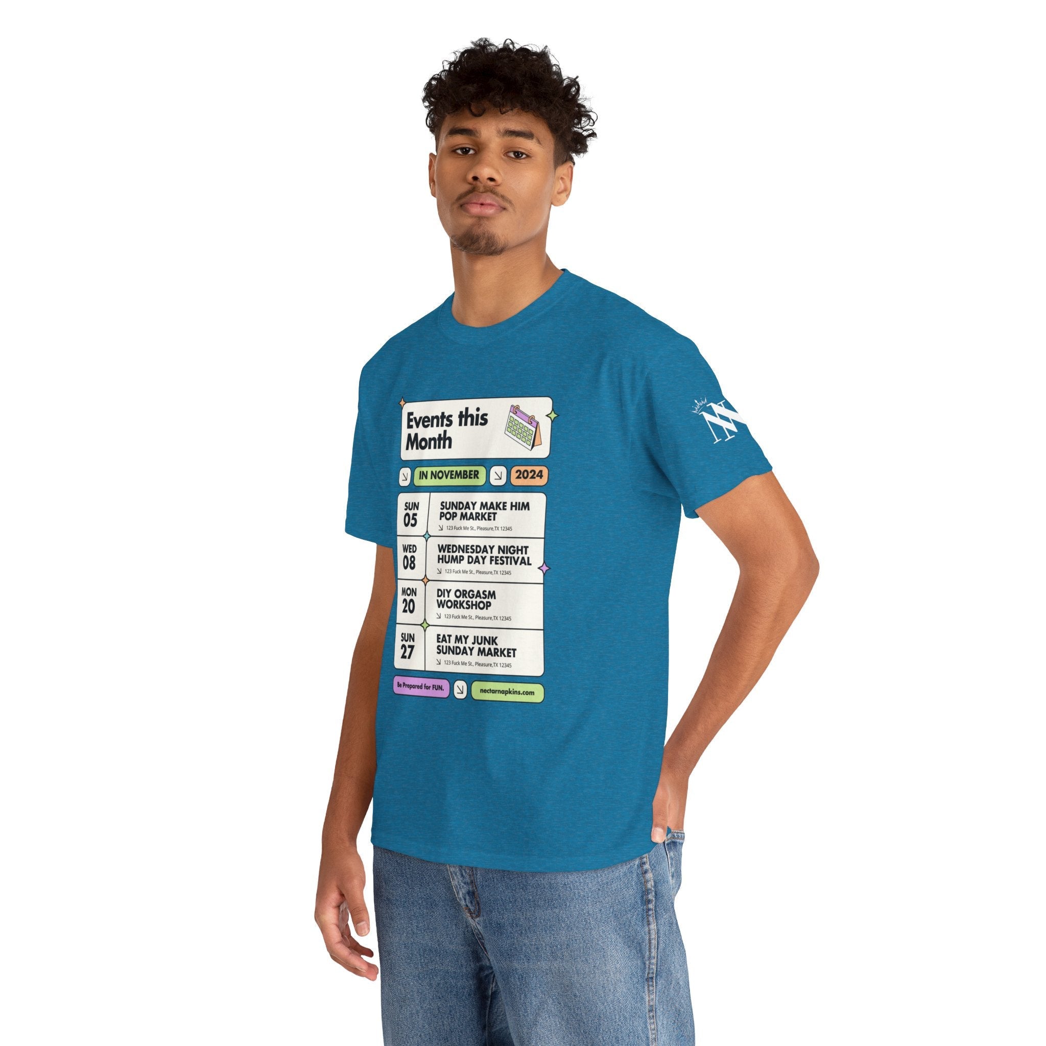 Events this Month | Mix & Match 100% Cotton Unisex Fun-Flirty Lovers’ Tees