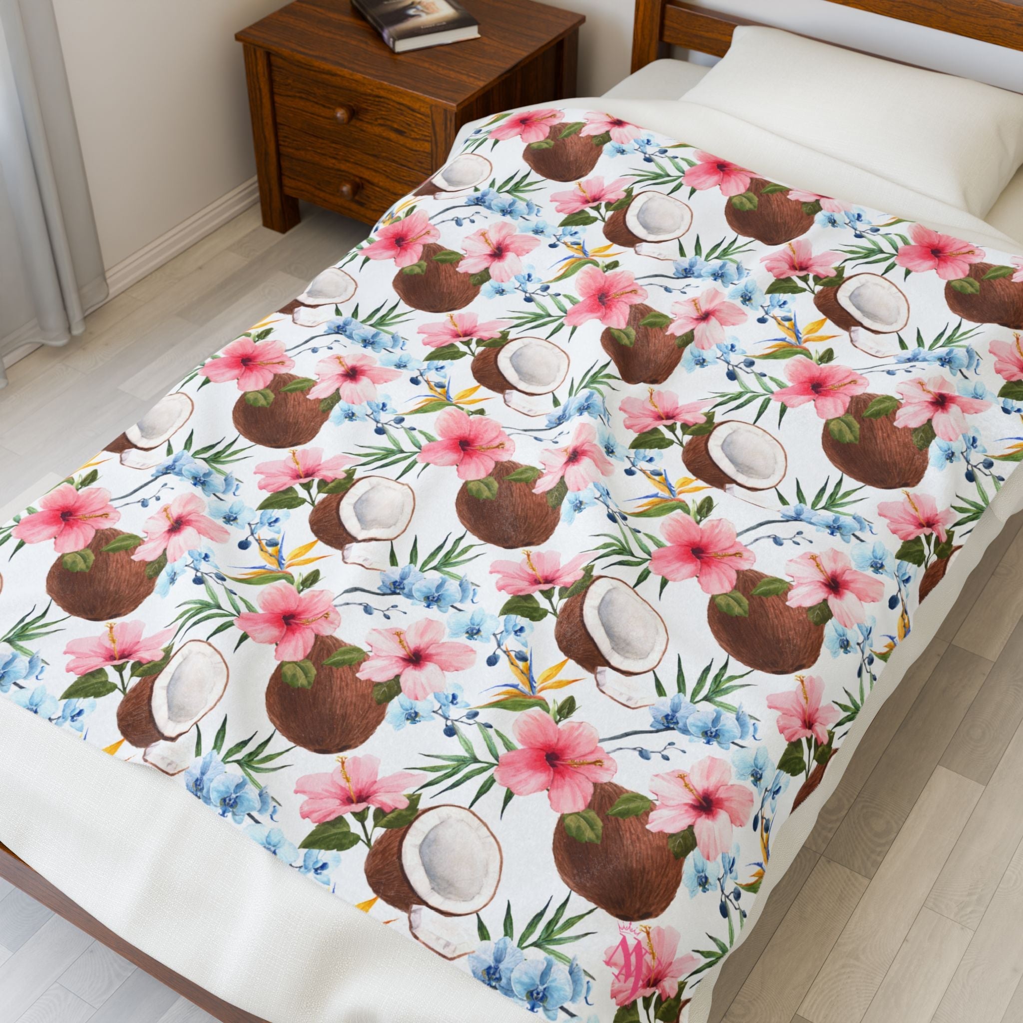 Hawaiian Coconut Shirt | Mix & Match Soft Fun-Flirty Lovers’ Blankets