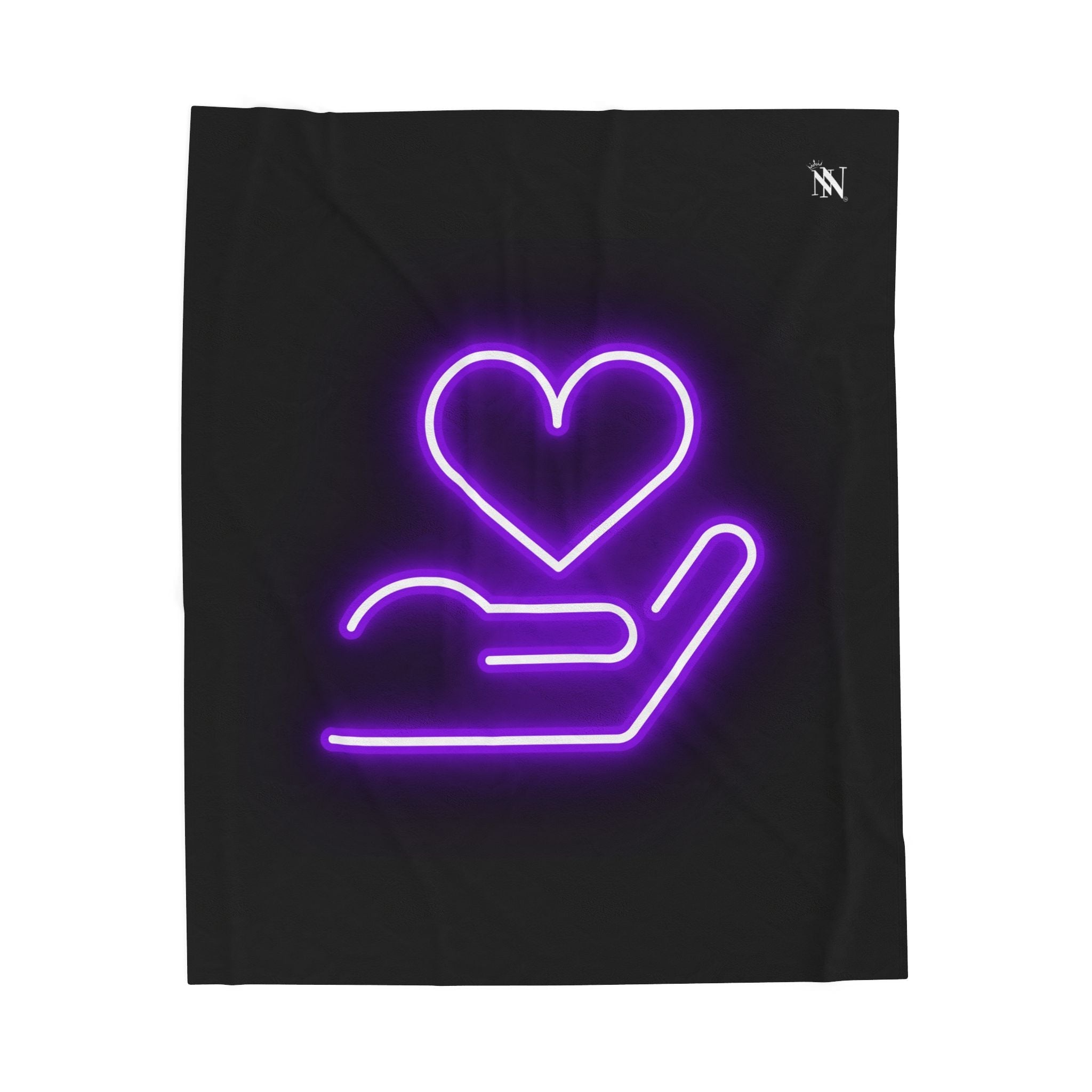 My Purple Heart in Your Hand | Mix & Match Soft Fun-Flirty Lovers’ Blankets