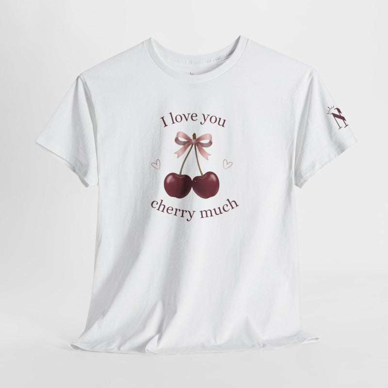 I Love You Cherry Much | Mix & Match Cotton Unisex Fun-Flirty Lovers’ T-Shirts