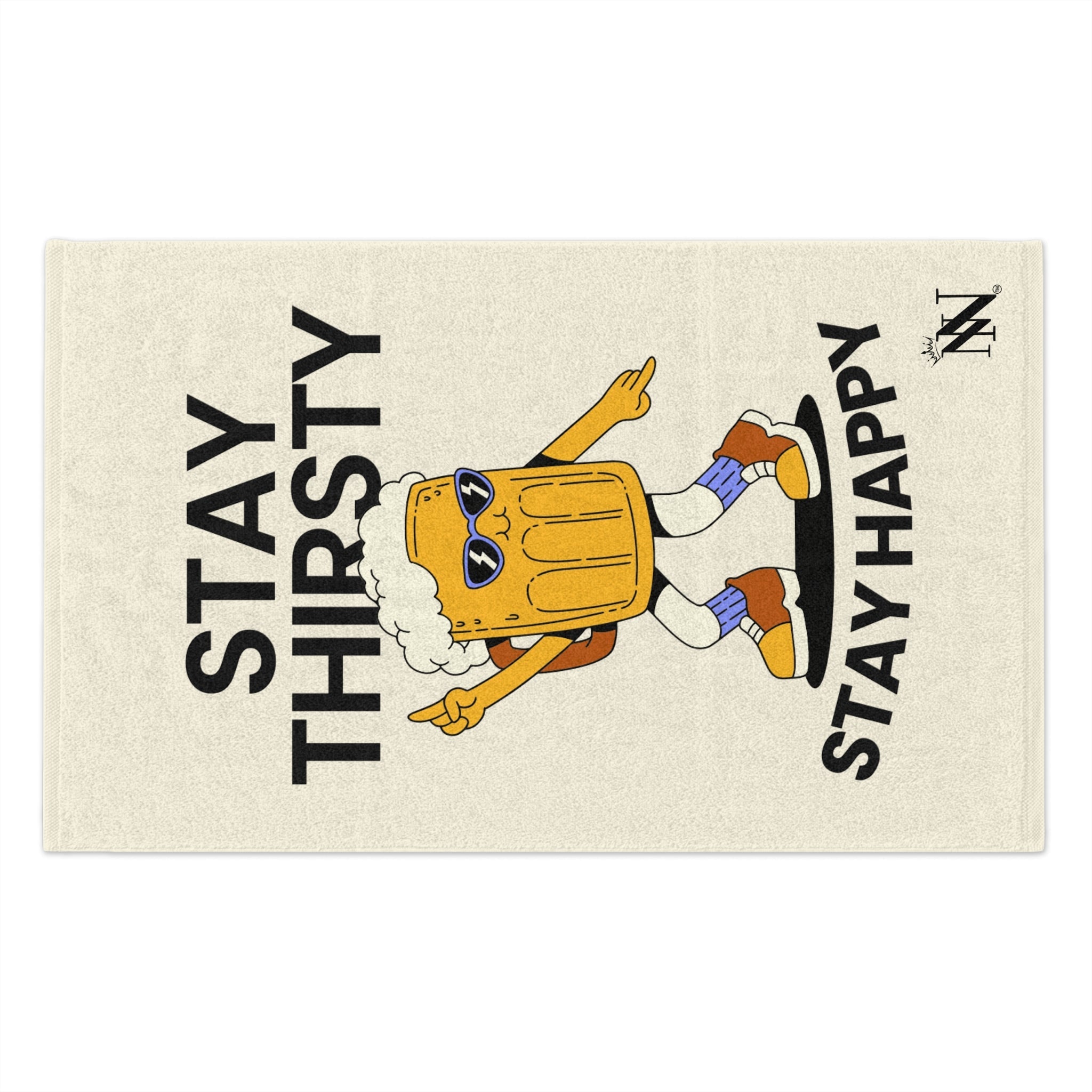 Stay Thirsty Stay Happy Microfiber Towel