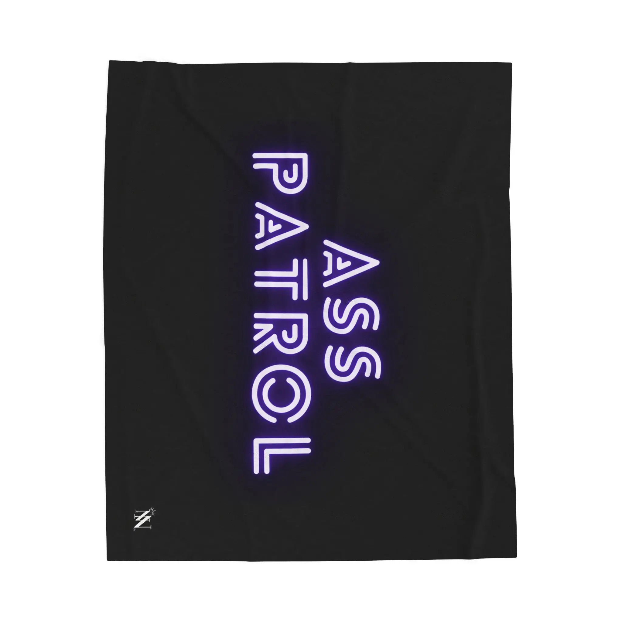 Ass Patrol | Mix & Match Velveteen Fun-Flirty Lovers’ Blankets