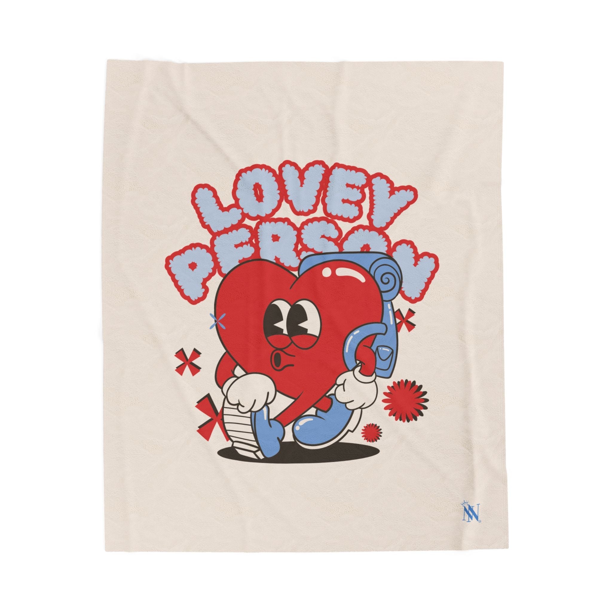 Lovey Person | Mix & Match Soft Fun-Flirty Lovers’ Blankets