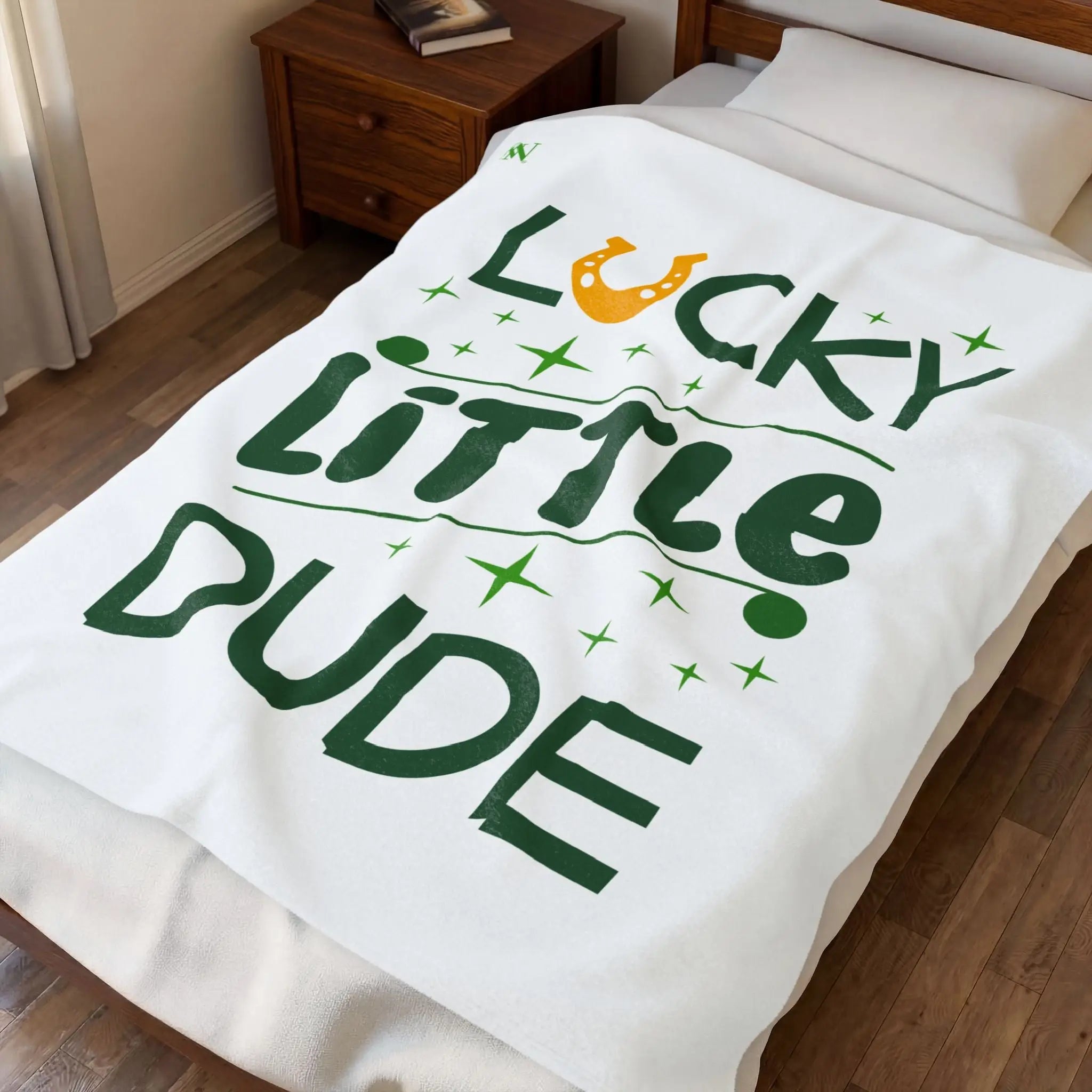 Lucky Little Dude St. Patrick’s Day | Mix & Match Soft Fun-Flirty Lovers’ Blankets