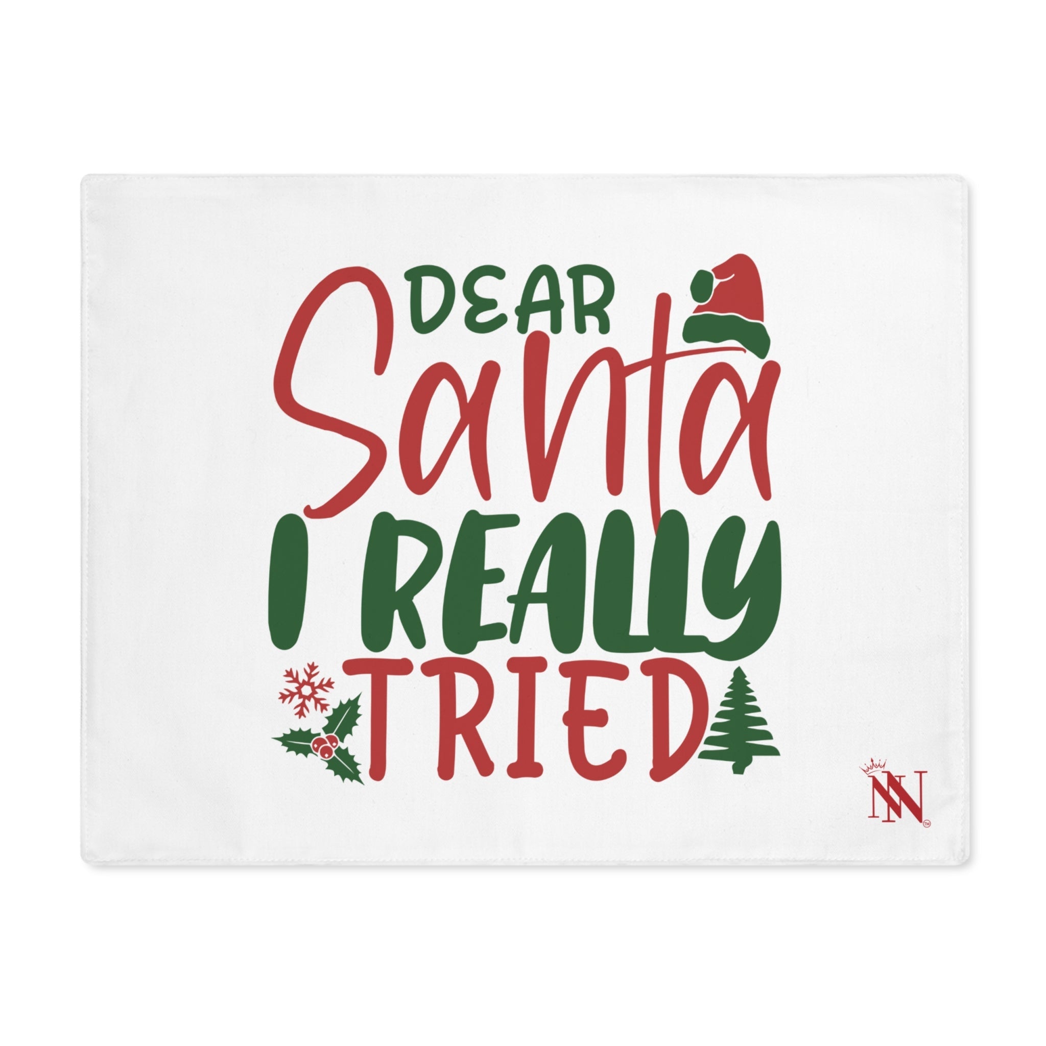 Dear Santa I Really Tried | Mix & Match Playful Fun-Flirty Lovers’ Toy Mats