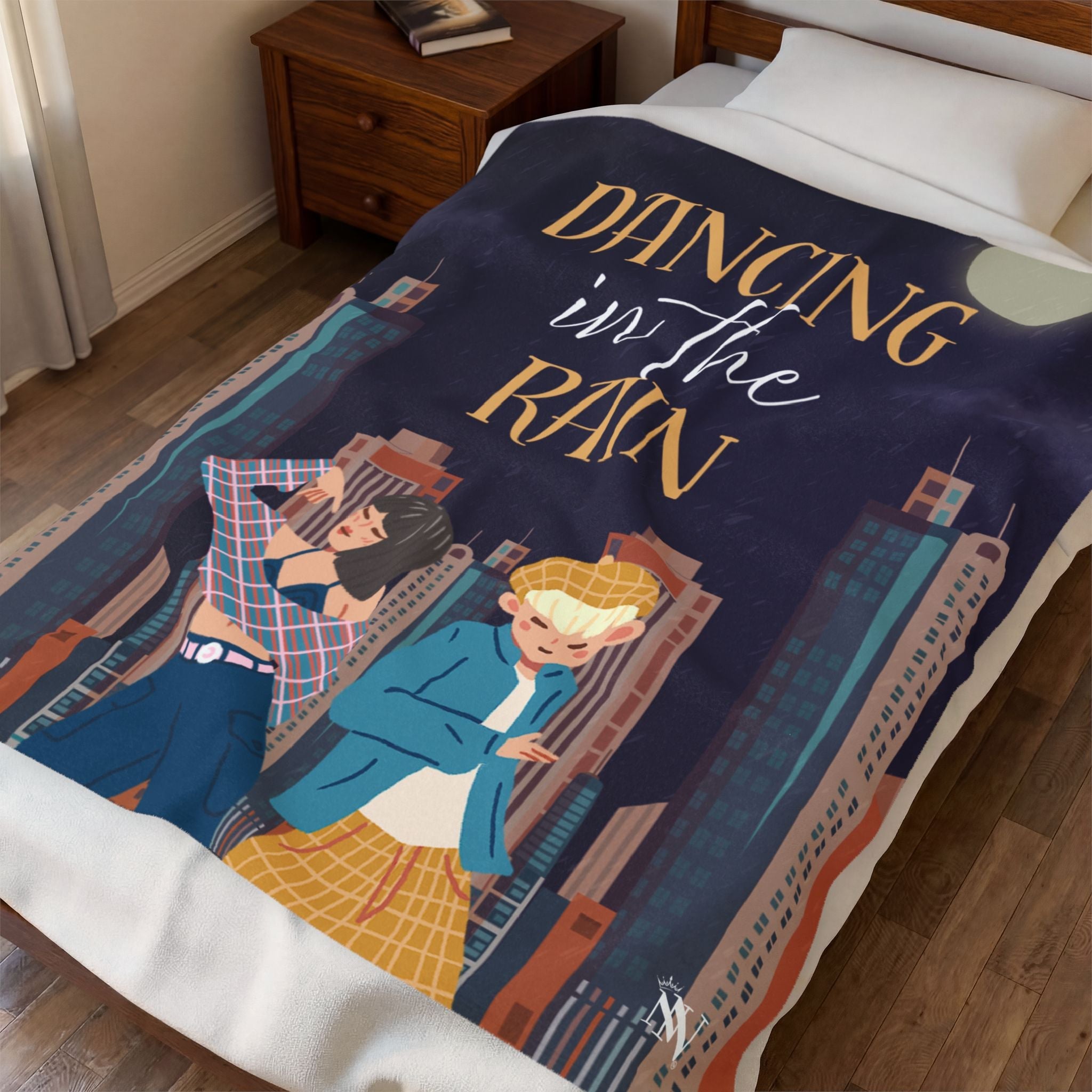 Dancing in the Rain | Mix & Match Soft Fun-Flirty Loversā Blankets