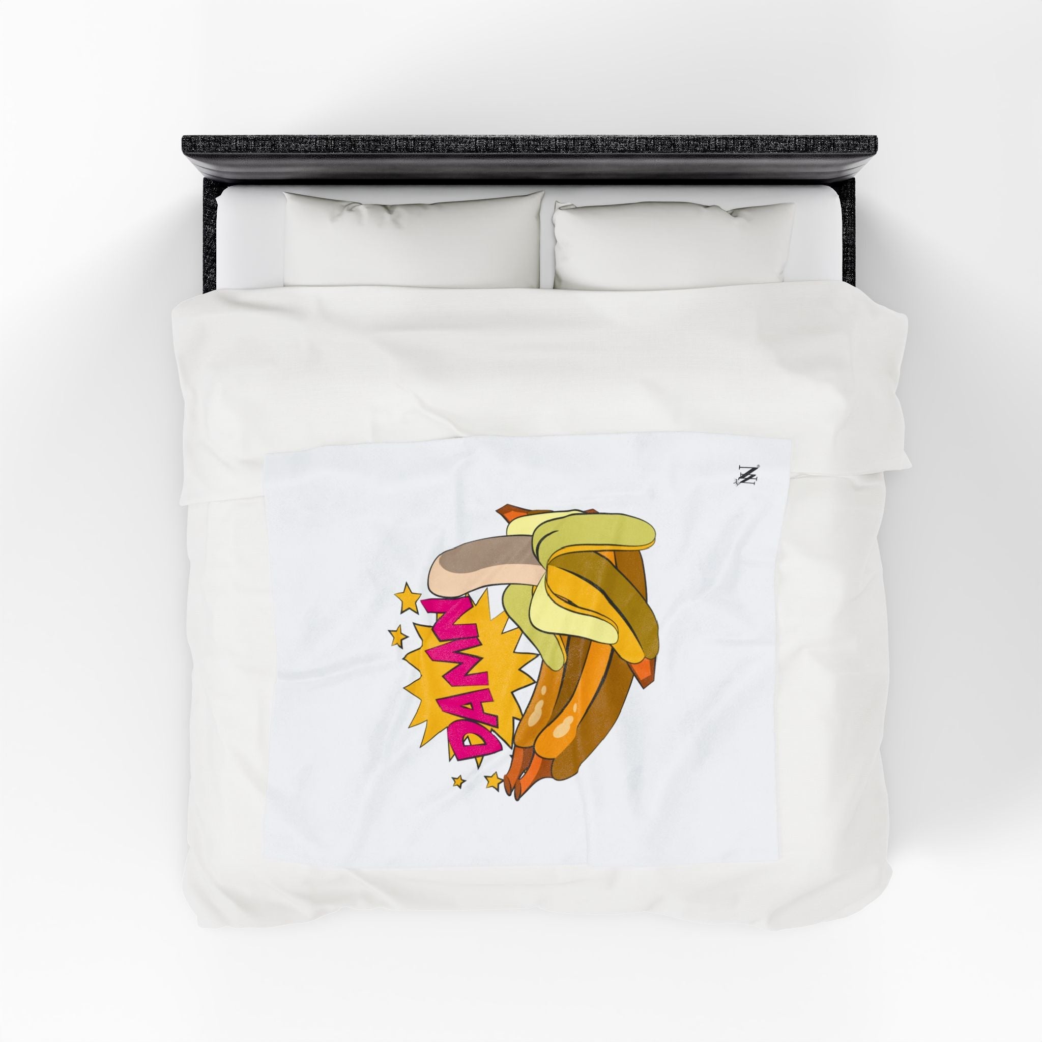 Damn Banana | Mix & Match Velveteen Fun-Flirty Lovers’ Blankets