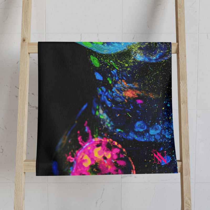 She Glows Blacklight | Mix & Match Classic Fun-Flirty Lovers’ Towels