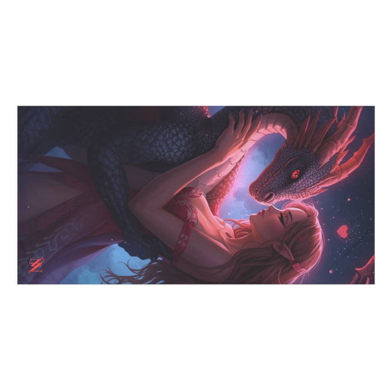 Elf’s Pet Dragon Fantasy | Mix & Match XL Fun-Flirty Lovers’ Towels