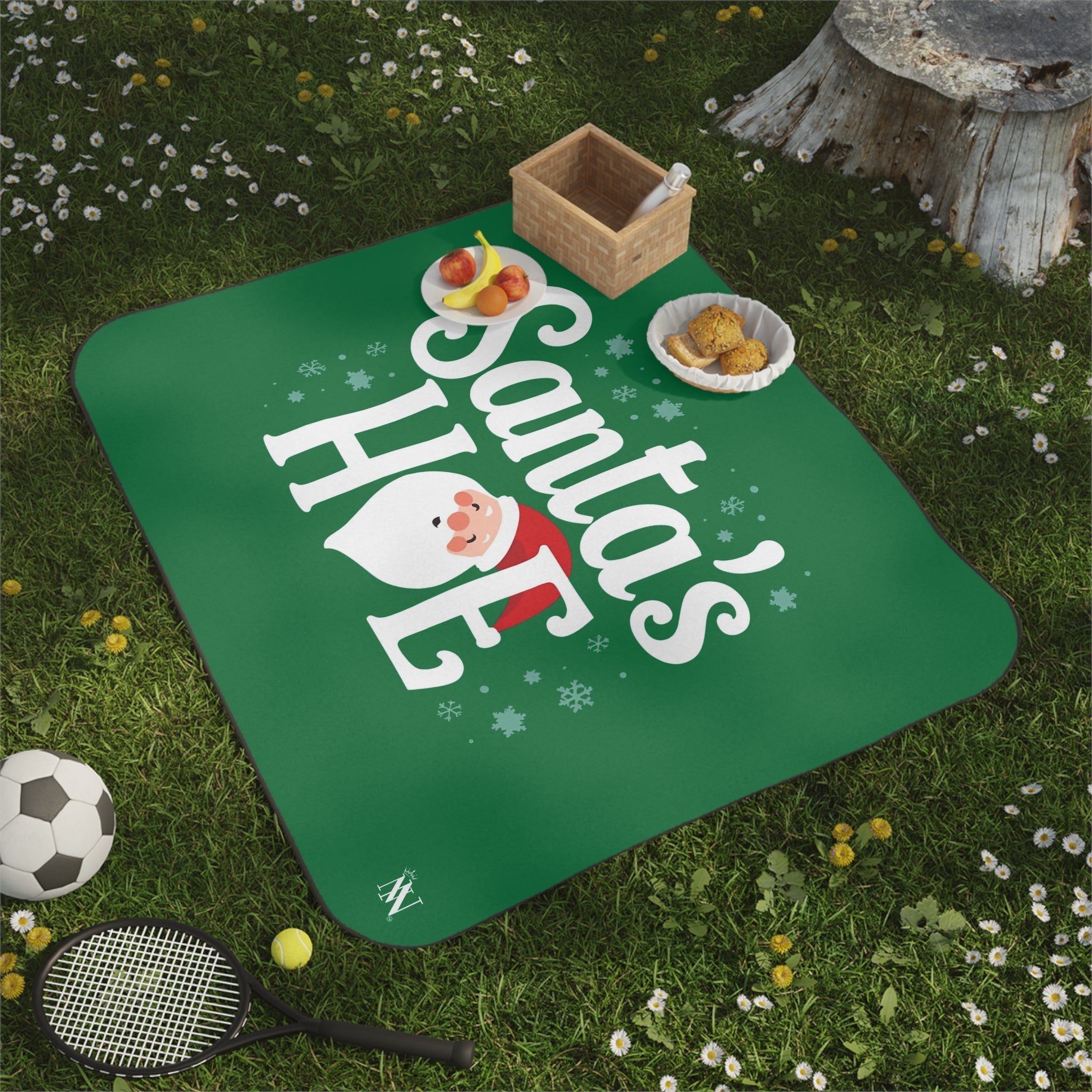 Santa’s Hoe | Mix Match Fun-Flirty Lovers’ Water-Resistant Blankets