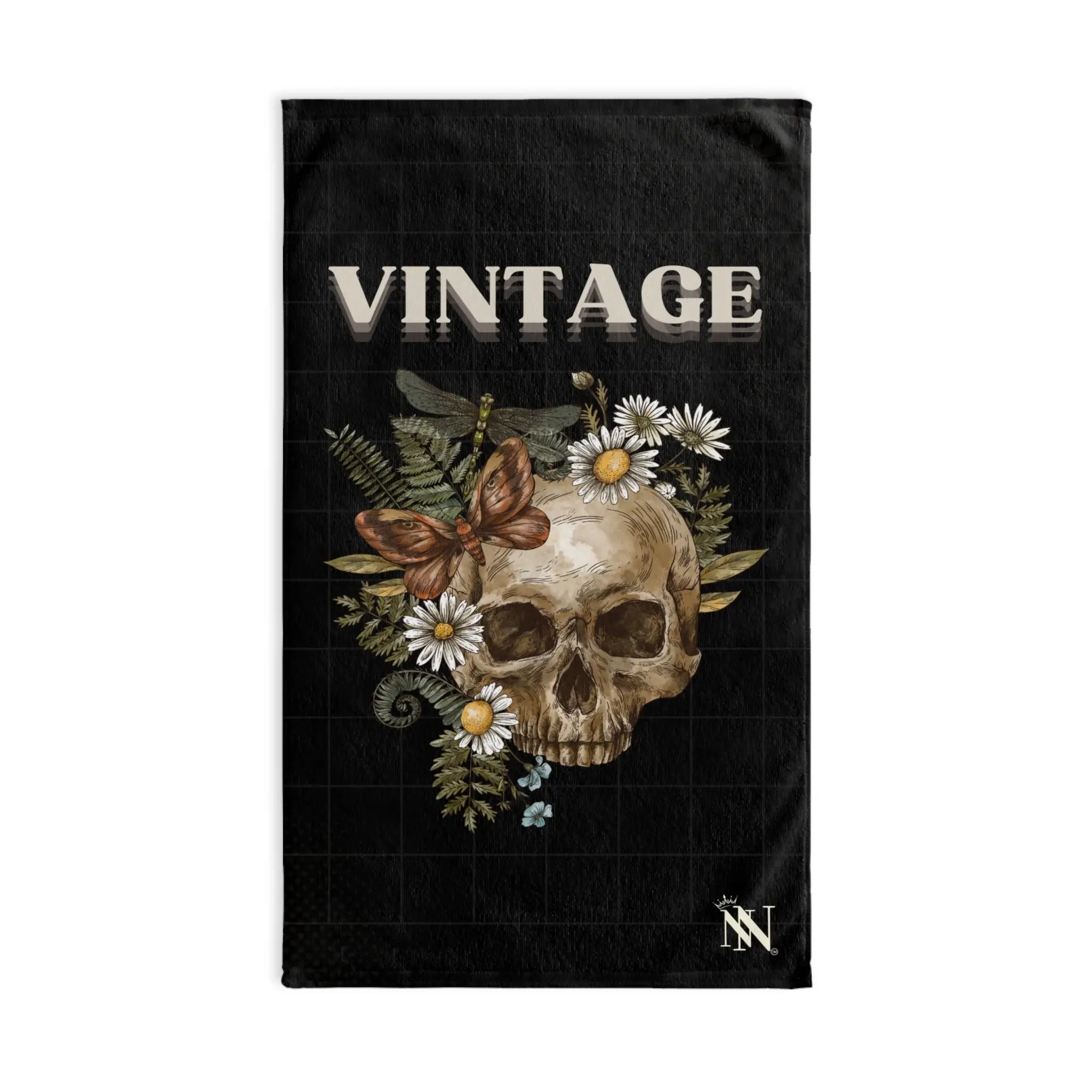 Vintage Floral Skull | Mix & Match Original Fun-Flirty Lovers’ Towels