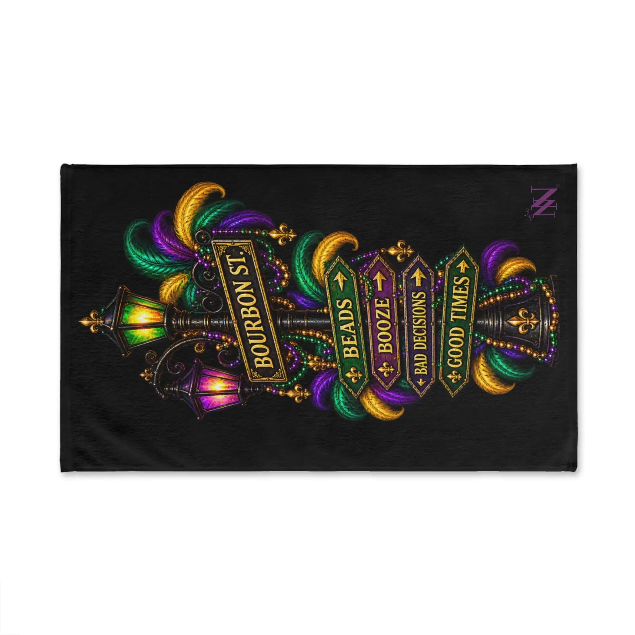 Bourbon St. Sign Bad Decisions Classic Sex Towel