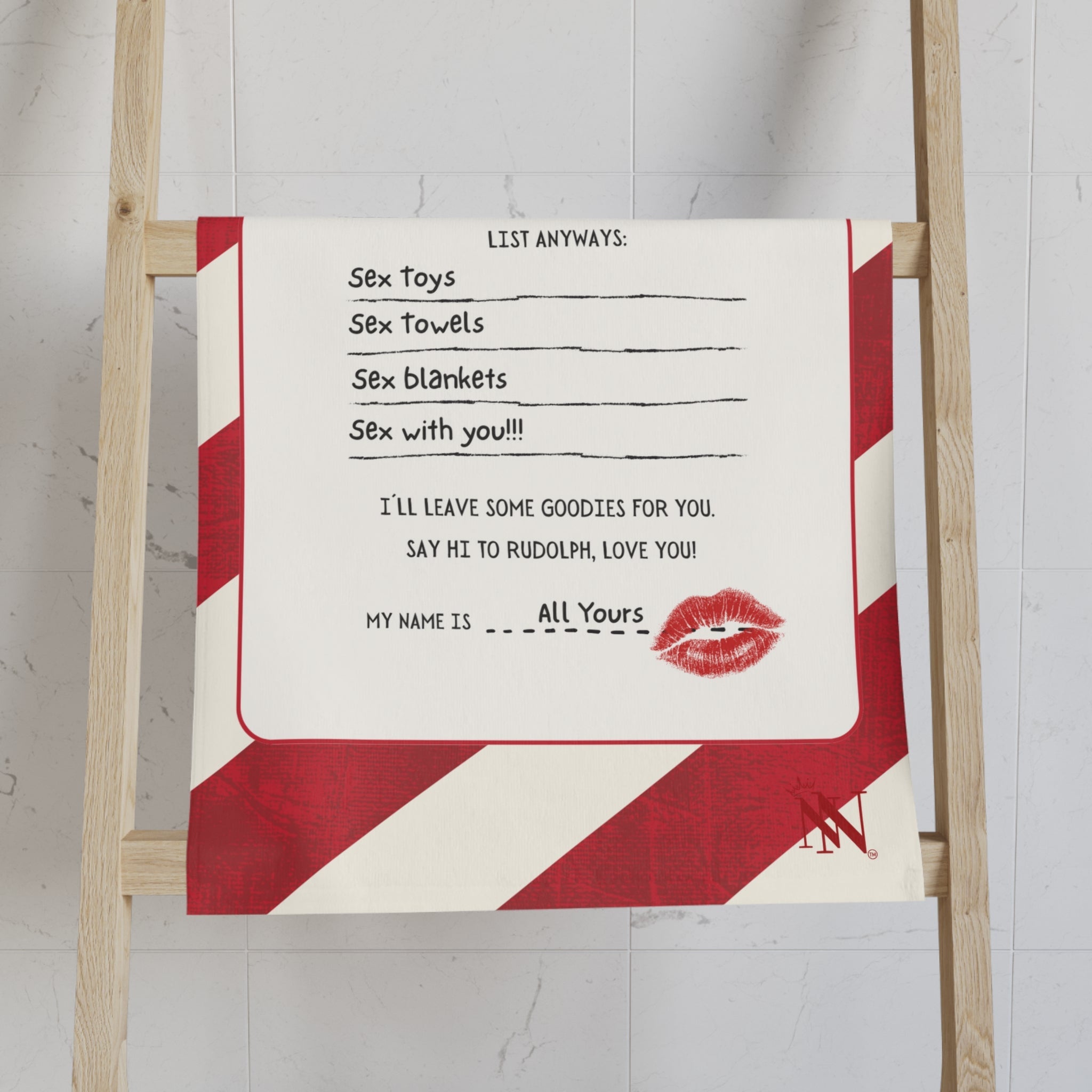 Dear Santa | Mix & Match Classic Fun-Flirty Lovers’ Towels