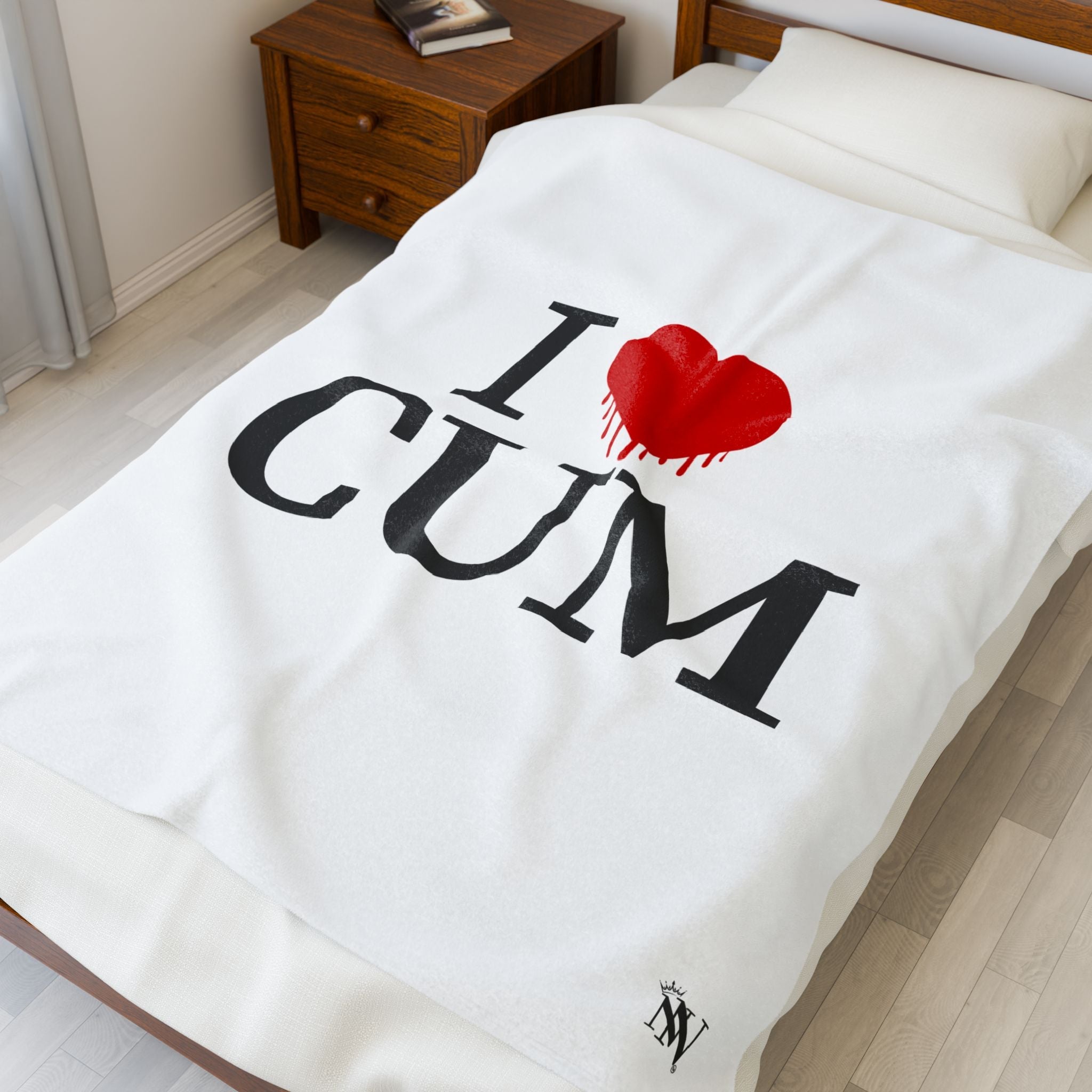 I Love Dripping Cum | Mix & Match Velveteen Fun-Flirty Lovers’ Blankets