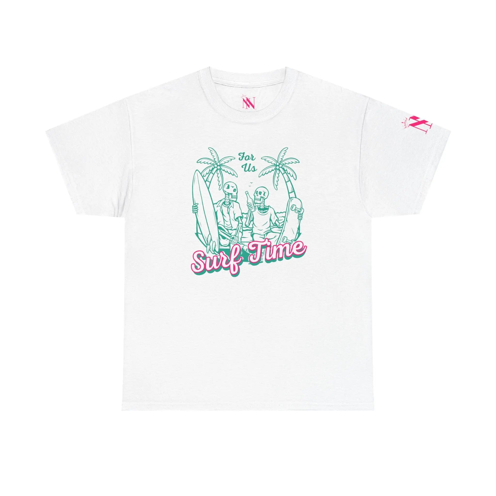 Surf Time for Us Romantic Couples Sex Gifts 100% Cotton T-Shirt