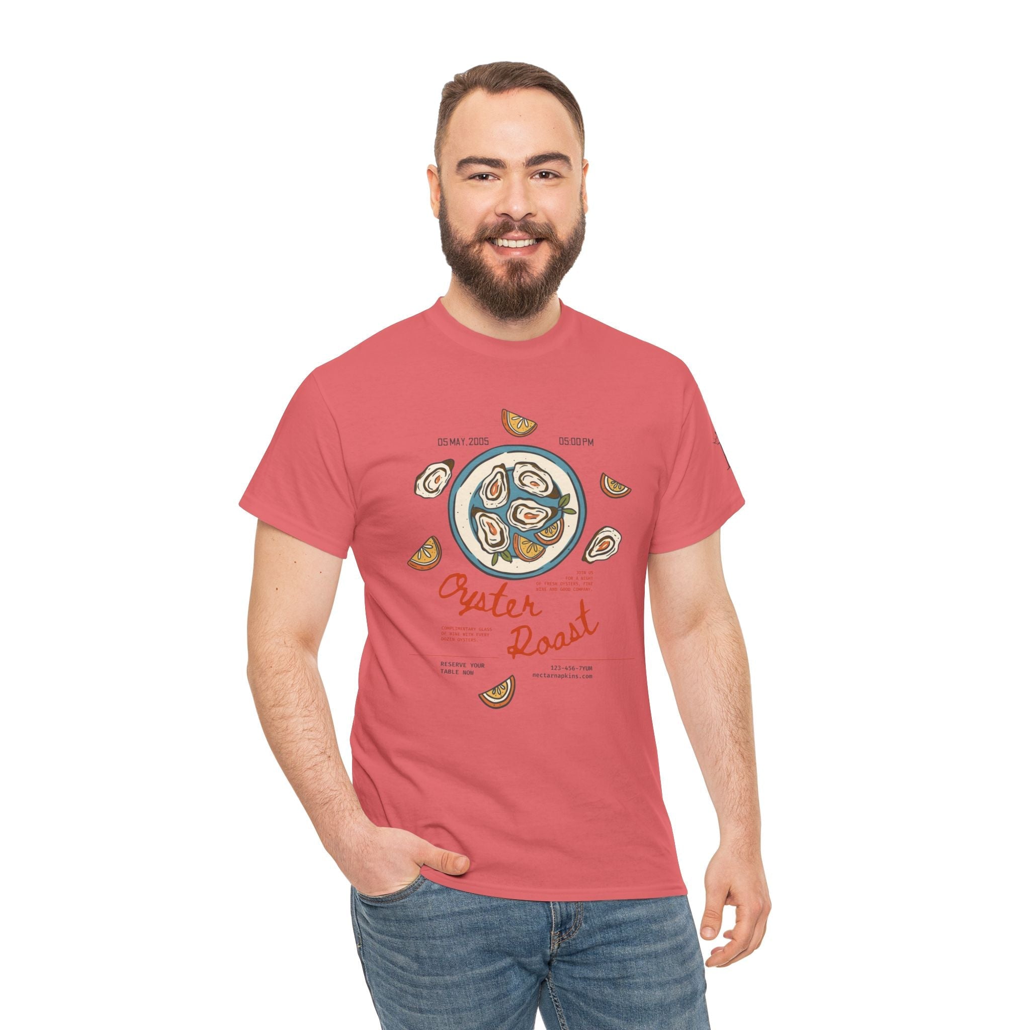 Oyster Roast | Mix & Match Cotton Unisex Fun-Flirty Lovers’ T-Shirts