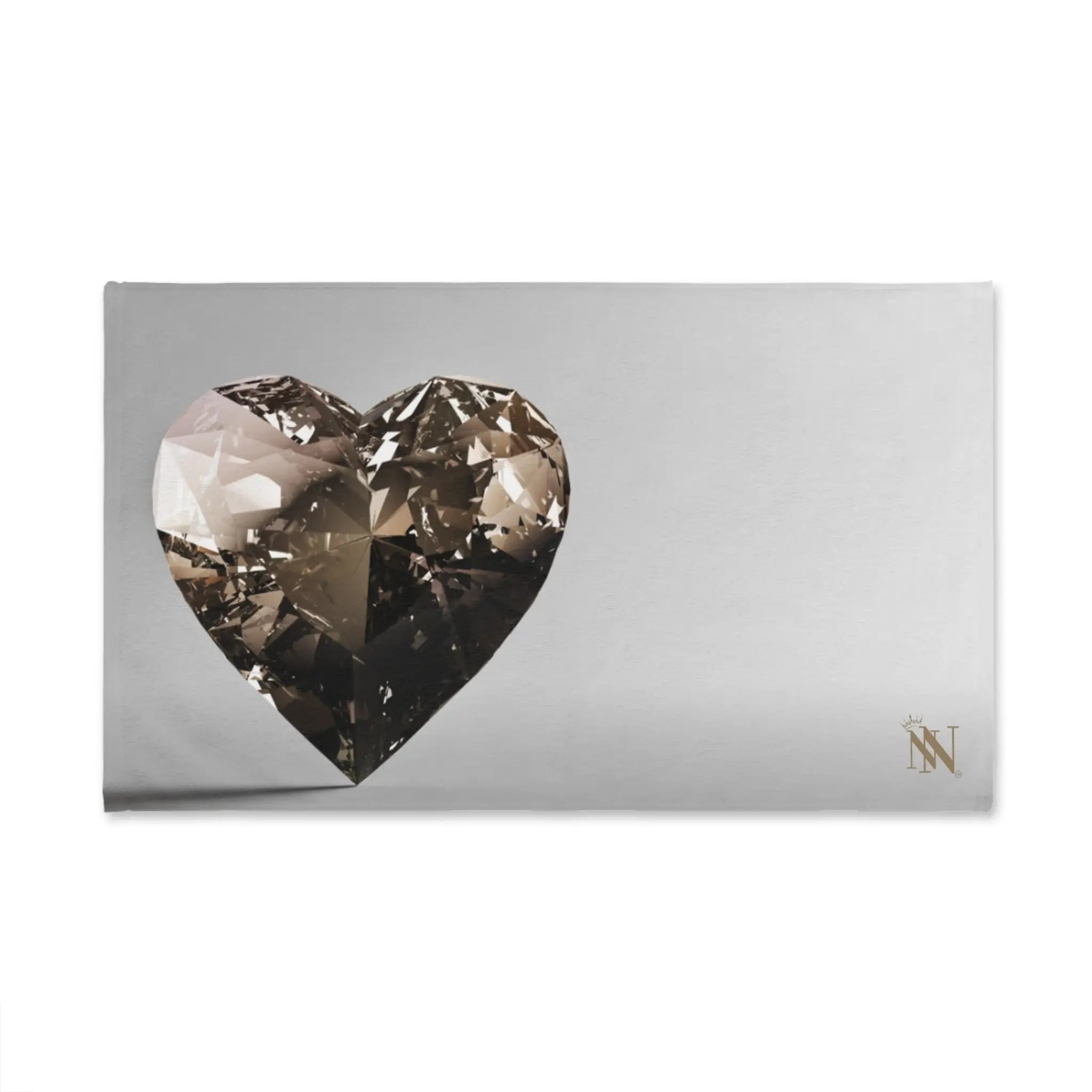 Gold 3D Heart Diamond | Nectar Napkins Classic Fun-Flirty Loversâ Towels