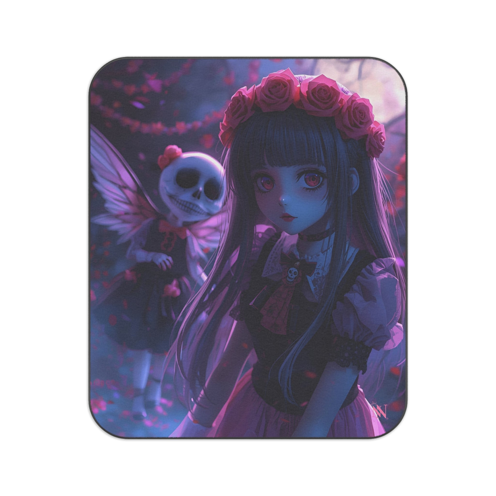 Anime Zombie Girl | Mix Match Fun-Flirty Lovers’ Water-Resistant Blankets