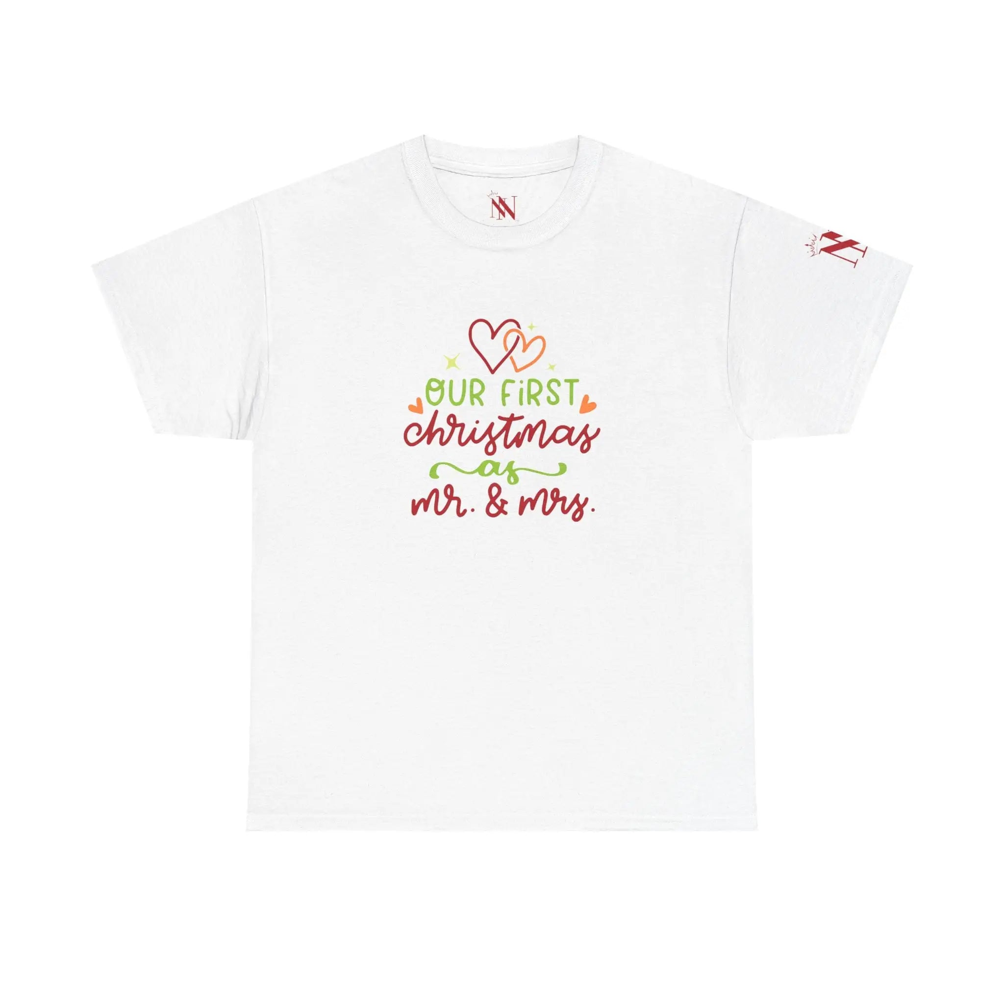 Our First Christmas as Mr. & Mrs. | Mix & Match 100% Cotton Unisex Fun-Flirty Lovers’ Tees