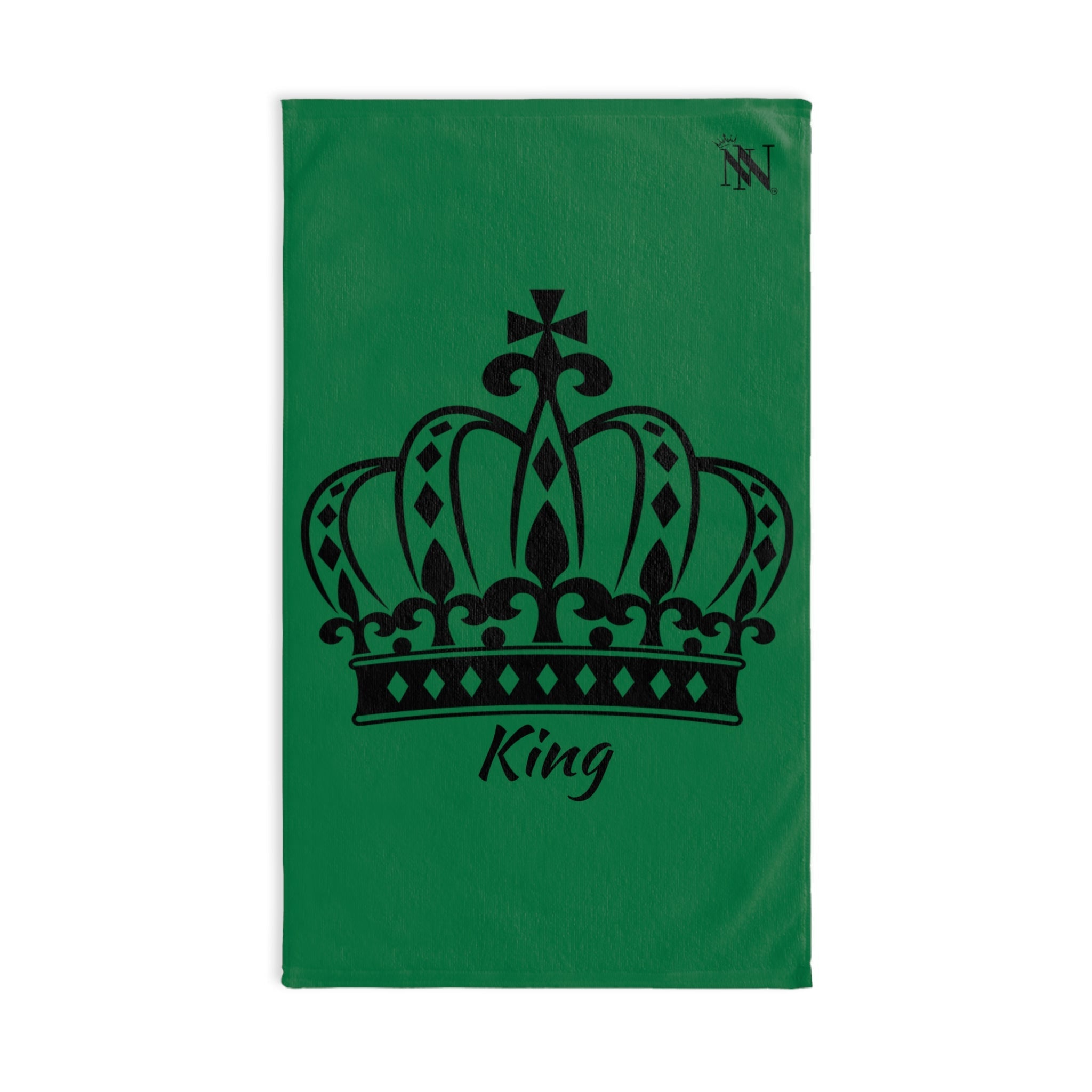 Large Crown King Green | Mix & Match Classic Fun-Flirty Loversâ Towels