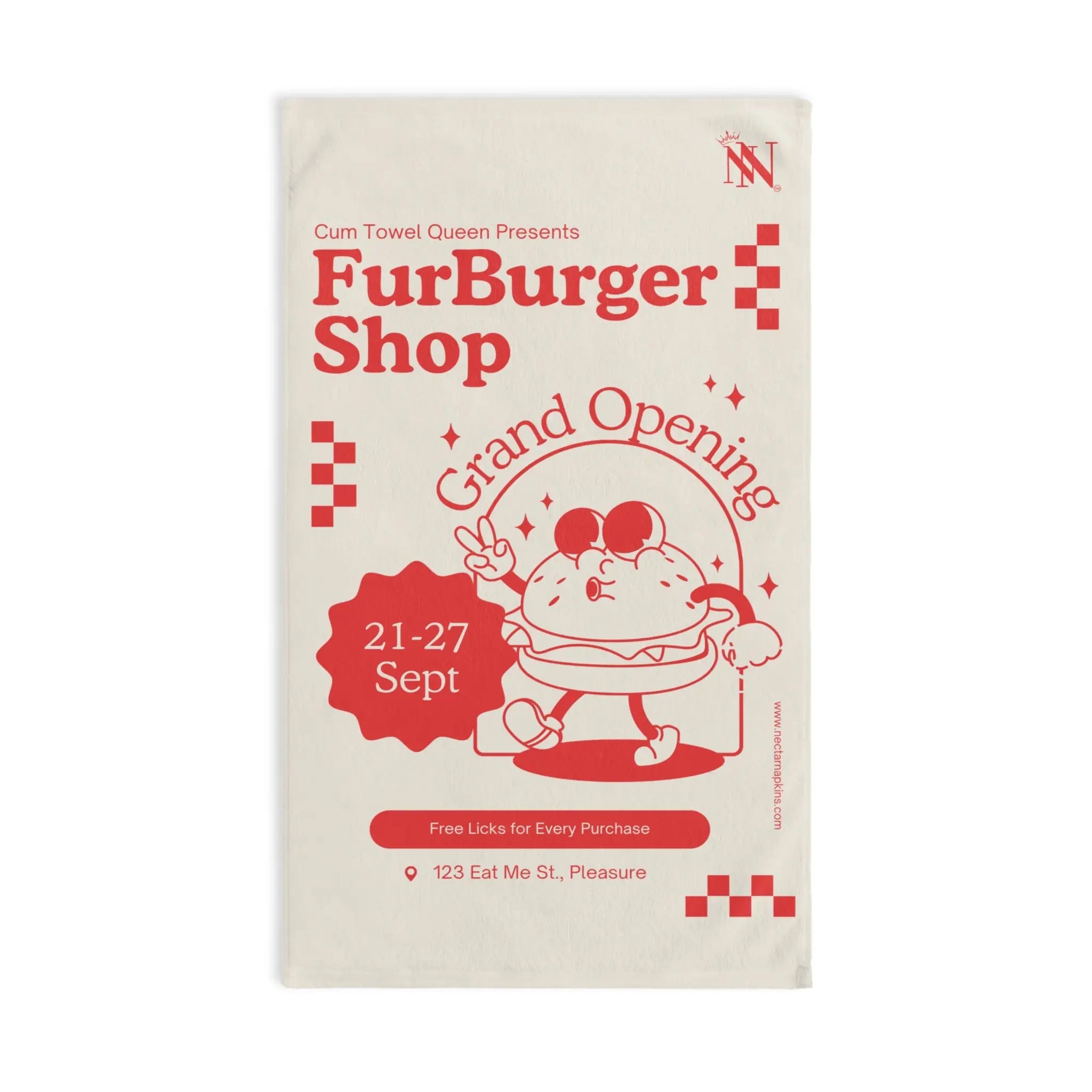 Furburger Shop | Mix & Match Original Fun-Flirty Lovers’ Towels