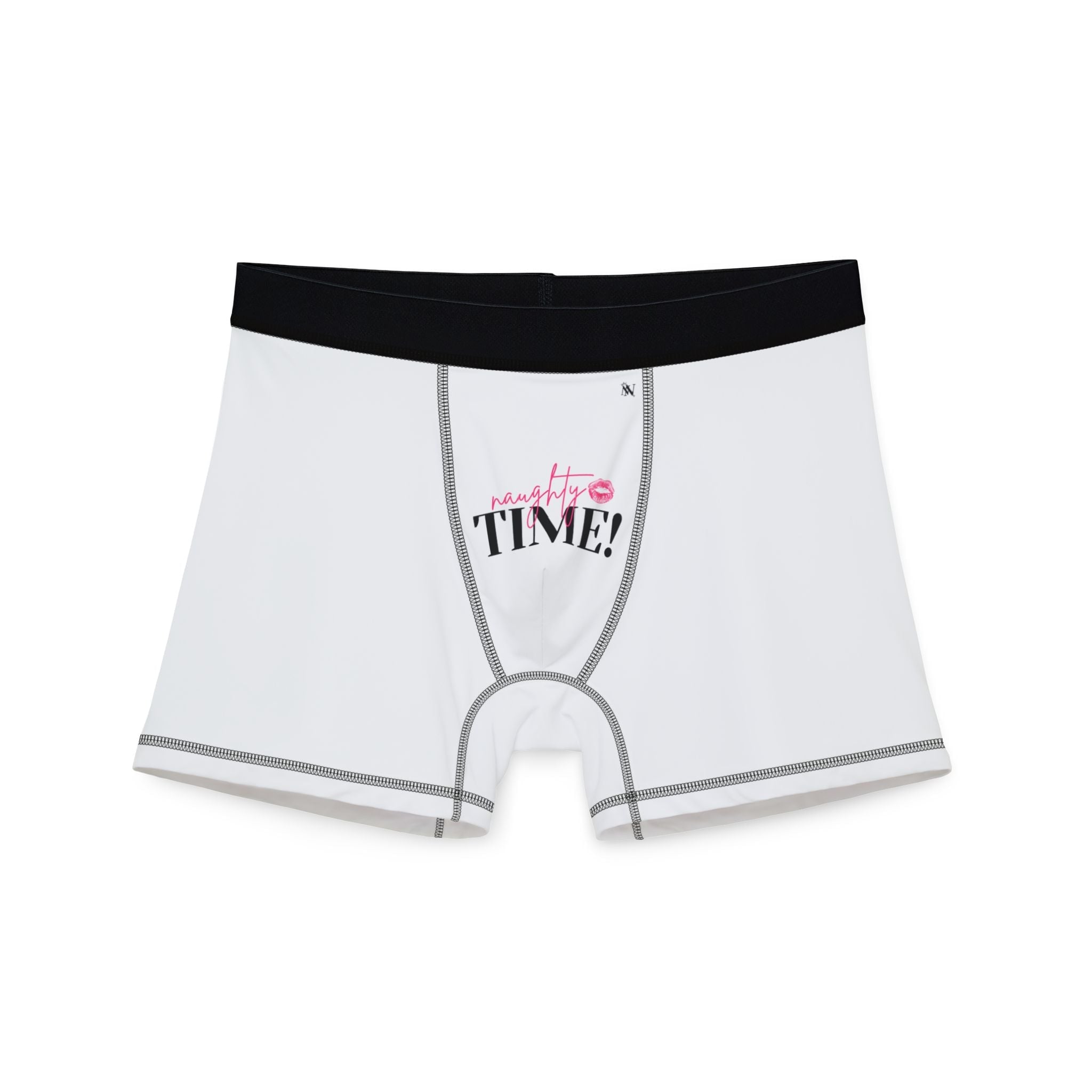 Naughty Time! With a Kiss | Mix & Match Men’s Fun-Flirty Lovers’ Boxer Briefs