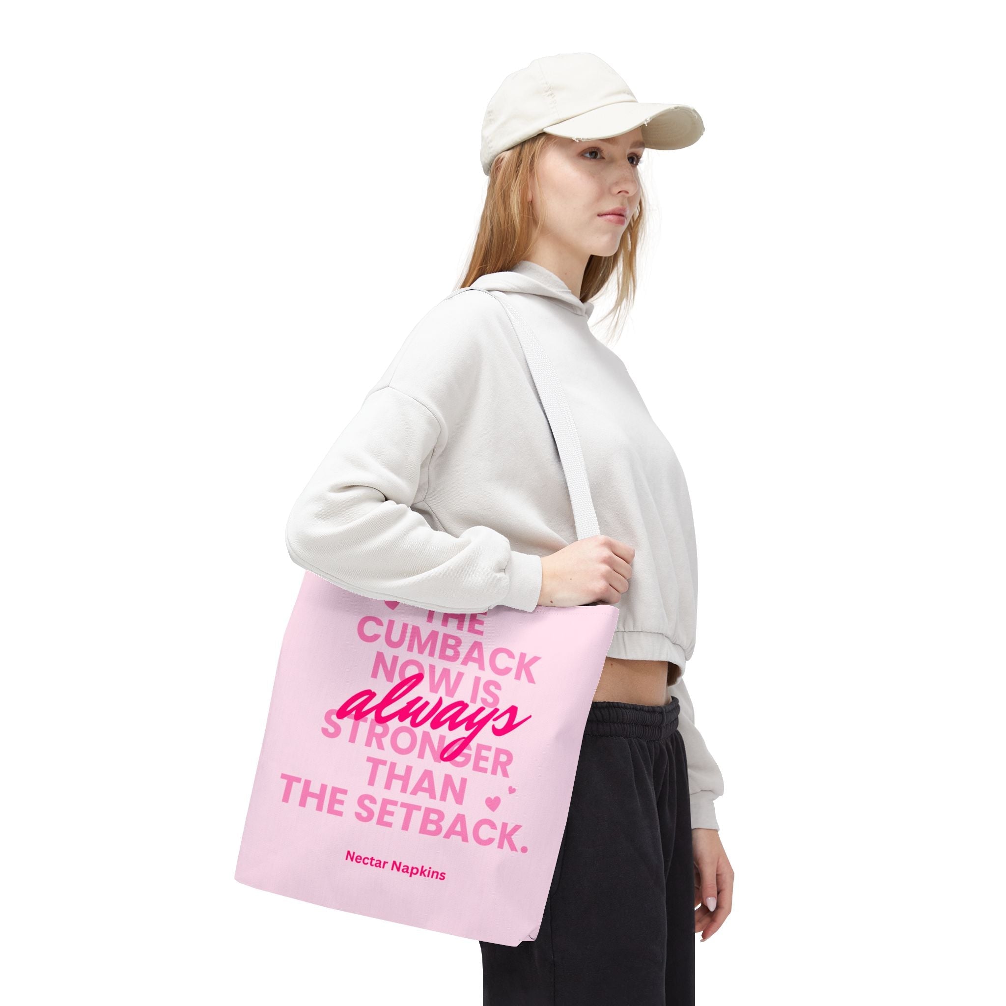 The Cumback Now is Always Stronger Fun Everyday Cute Tote Bag