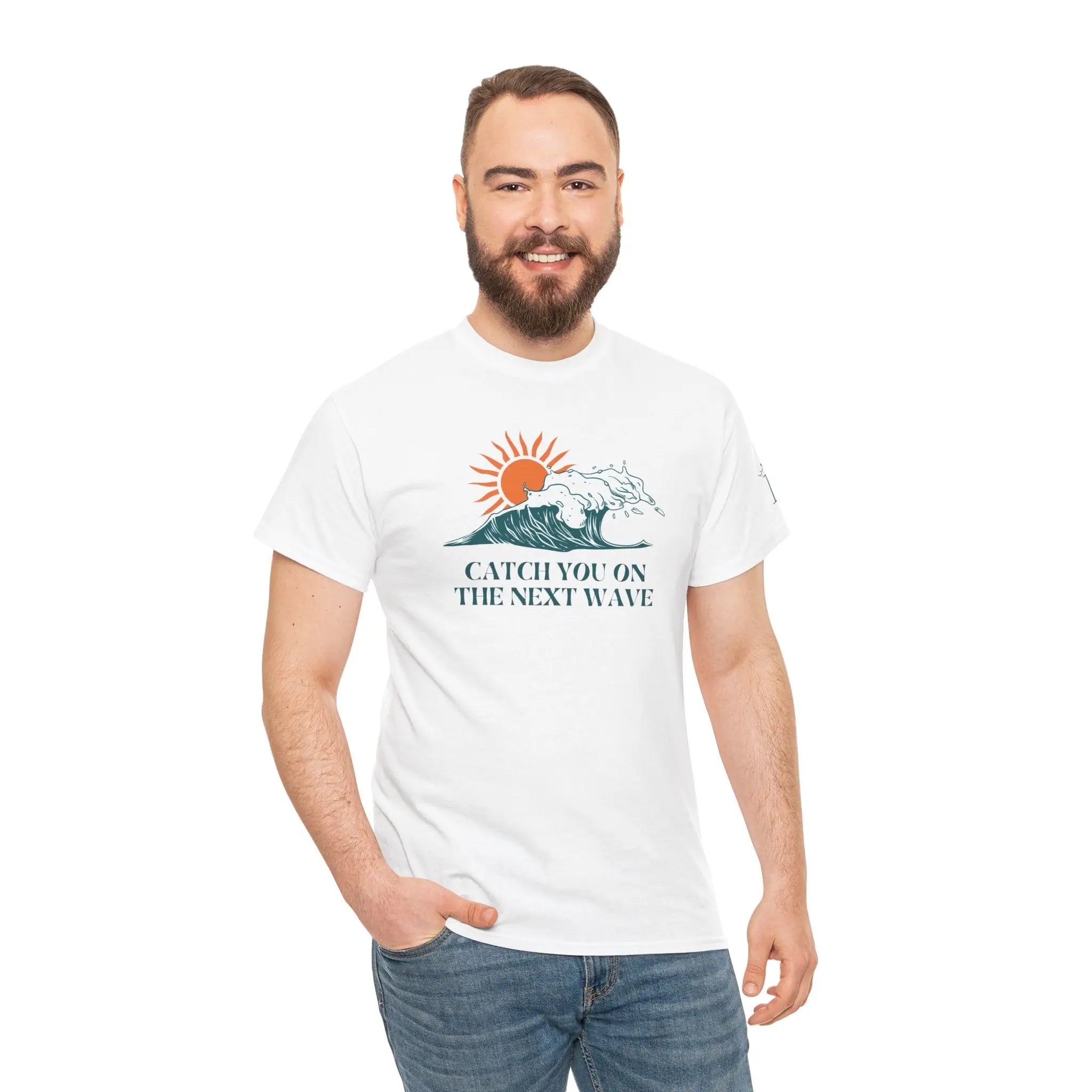 Catch You on the Next Wave Romantic Couples Sex Gifts 100% Cotton T-Shirt