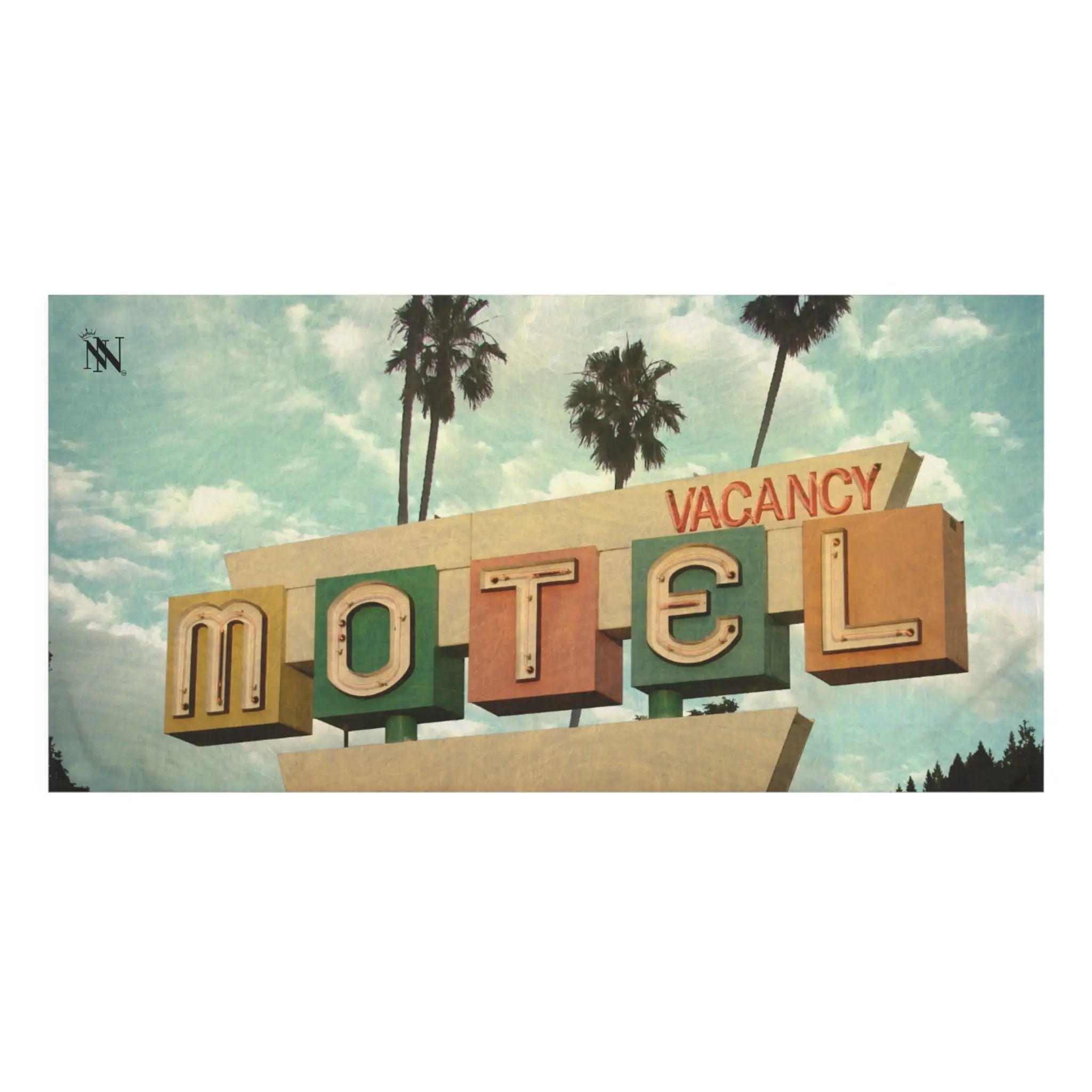 Retro Motel Vacancy Anal Sex Towel