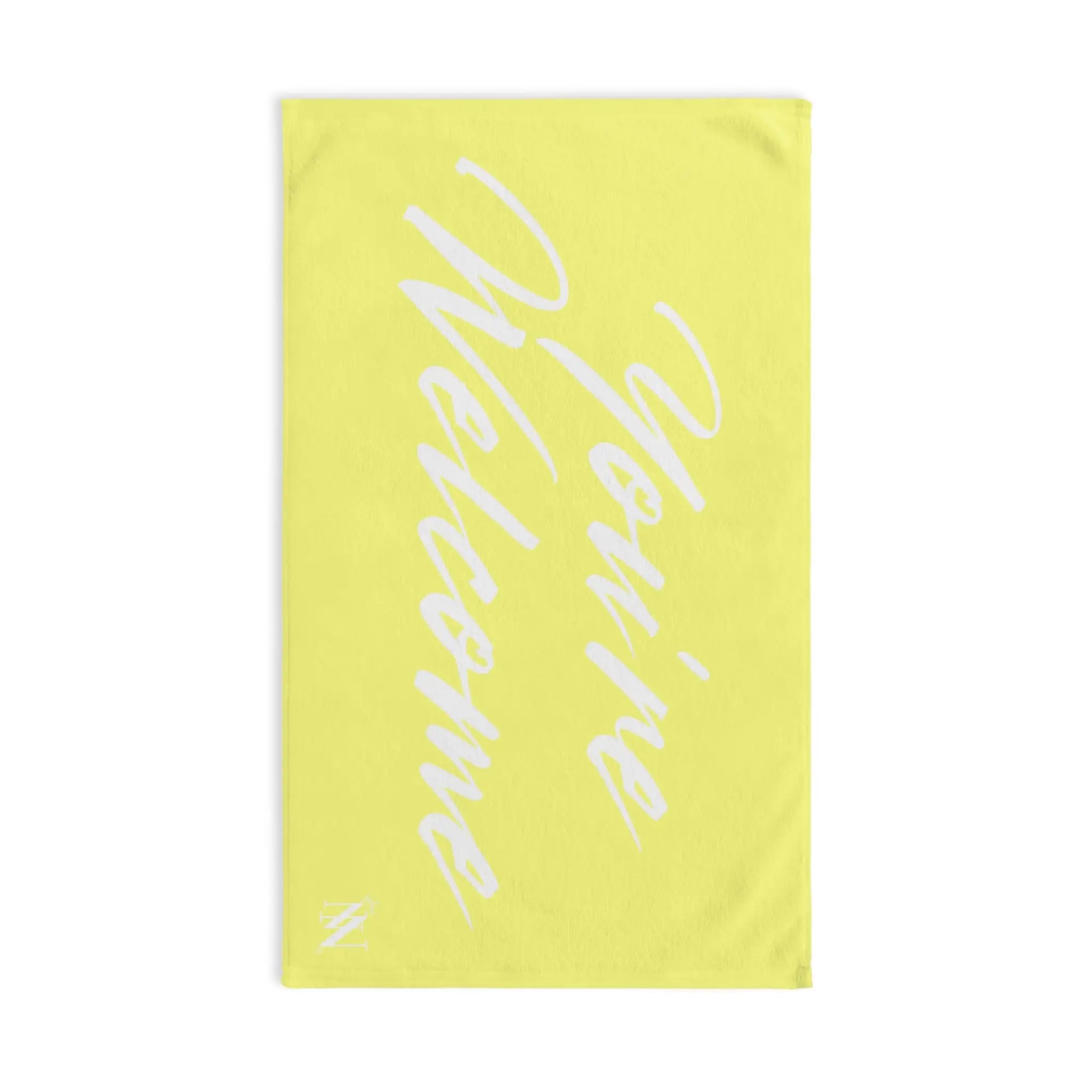 Simply Youâre Welcome Light Yellow Cum Towel