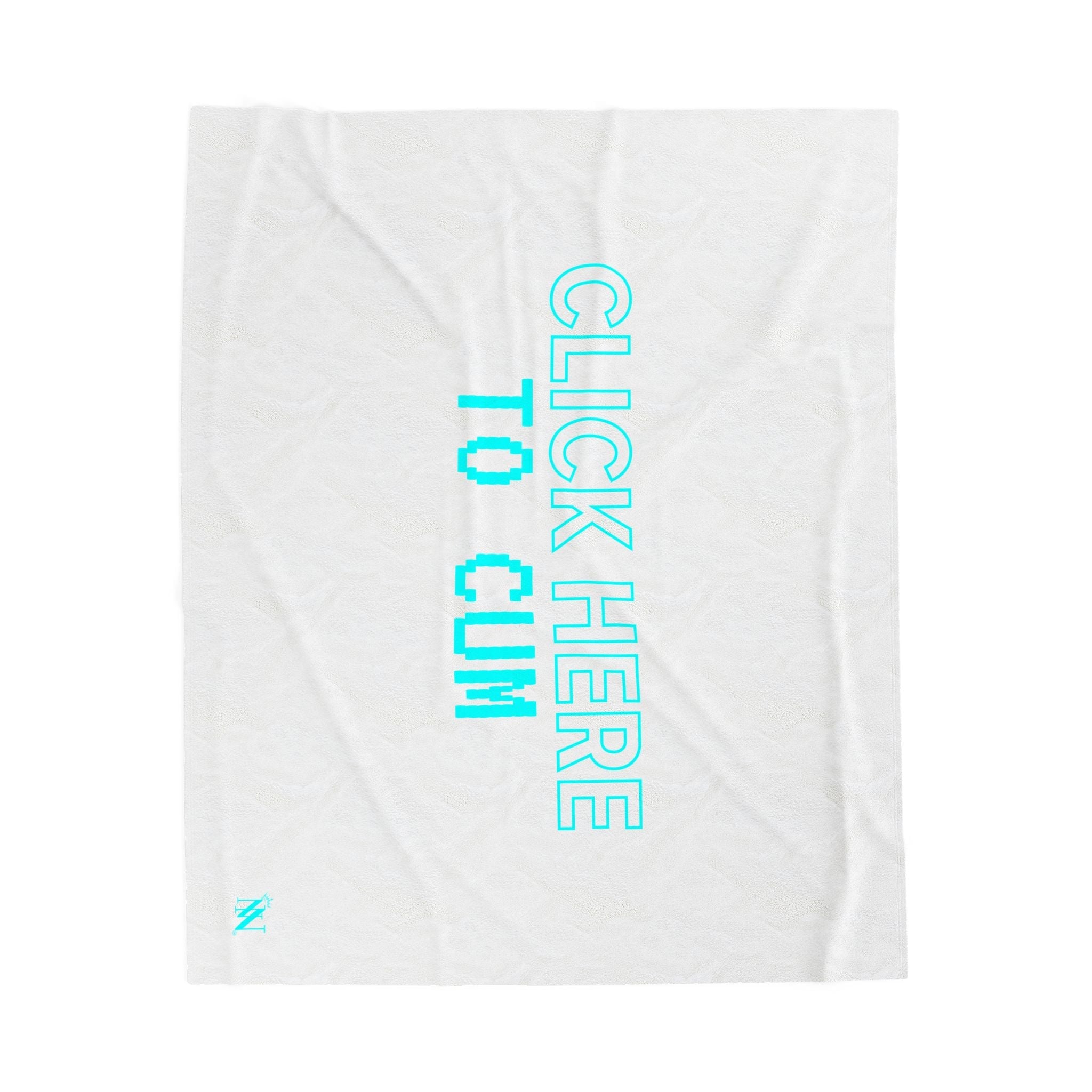 Click Here To Cum | Mix & Match Fun-Flirty Lovers’ Blankets