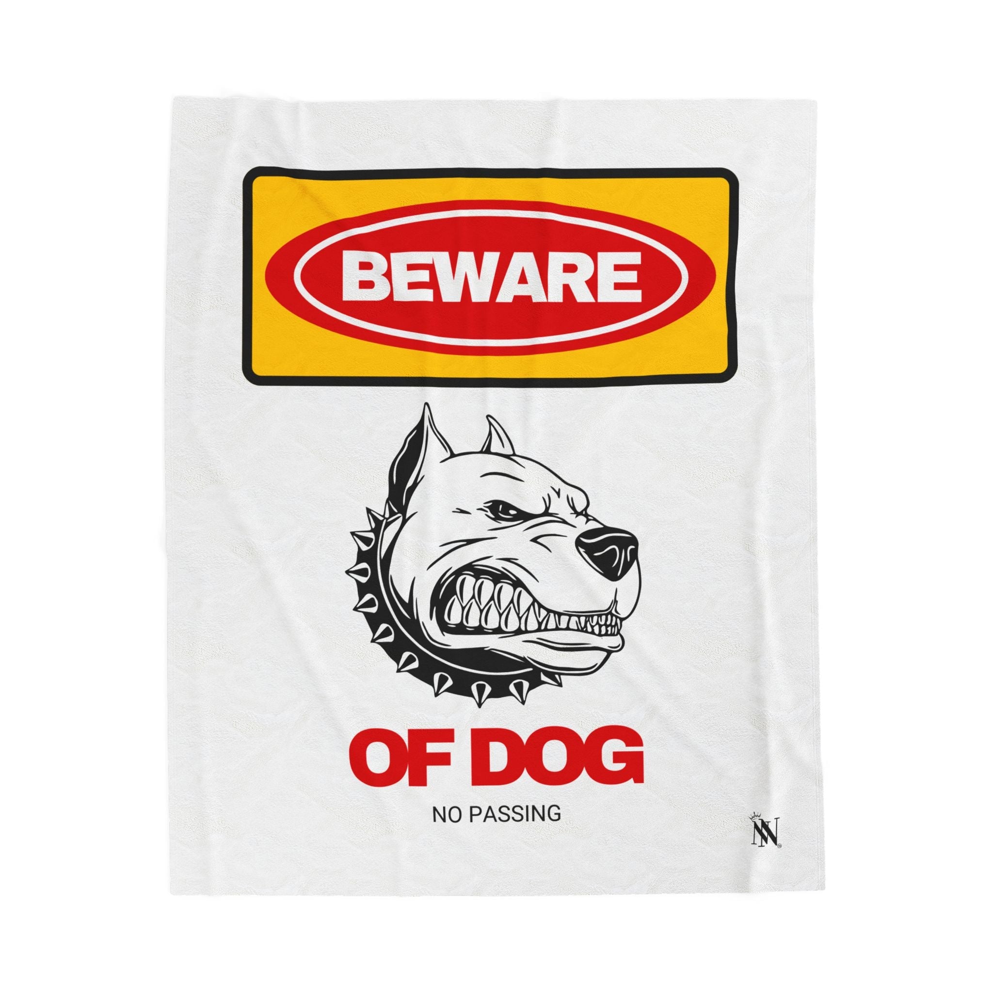 Beware of Dog | Mix & Match Soft Fun-Flirty Lovers’ Blankets